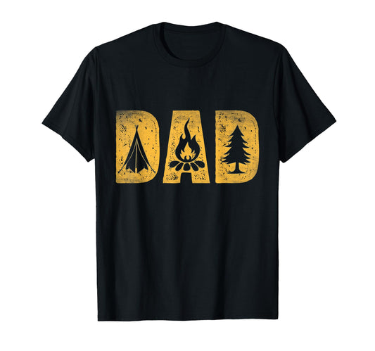 Camping Dad Fathers Day Camping T-Shirt - Casual Everyday Wear Men Women - T-Shirt, Sweatshirt, Hoodie