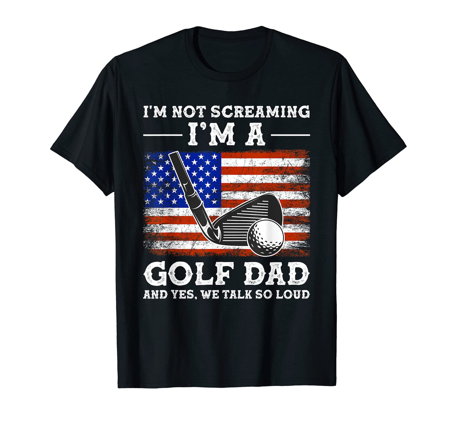 Mens Im Golf Dad Golf Dad T-Shirt - Minimalist Print for Adults - T-Shirt, Sweatshirt, Hoodie