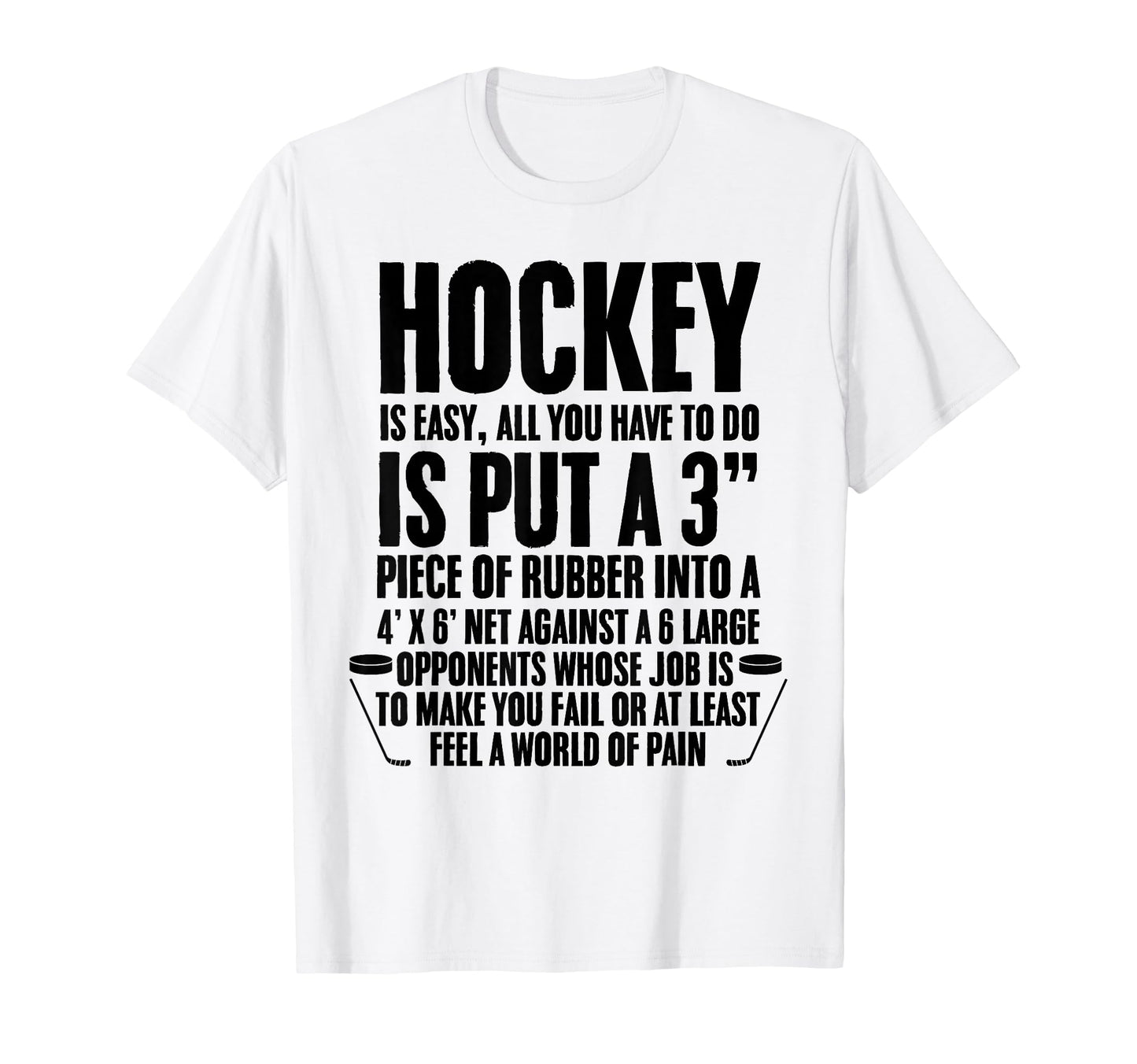 Funny Hockey Sports Hockey Players Goalie T-Shirt - Unique Graphic Unisex - T-Shirt, Sweatshirt, Hoodie