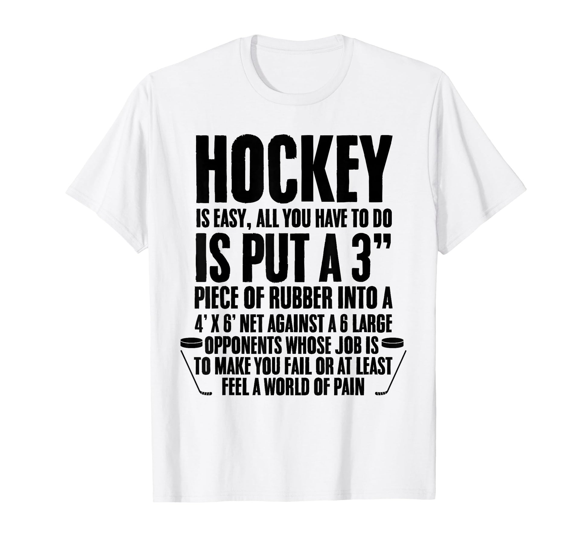 Funny Hockey Sports Hockey Players T-Shirt - Unique Graphic for Adults - T-Shirt, Sweatshirt, Hoodie