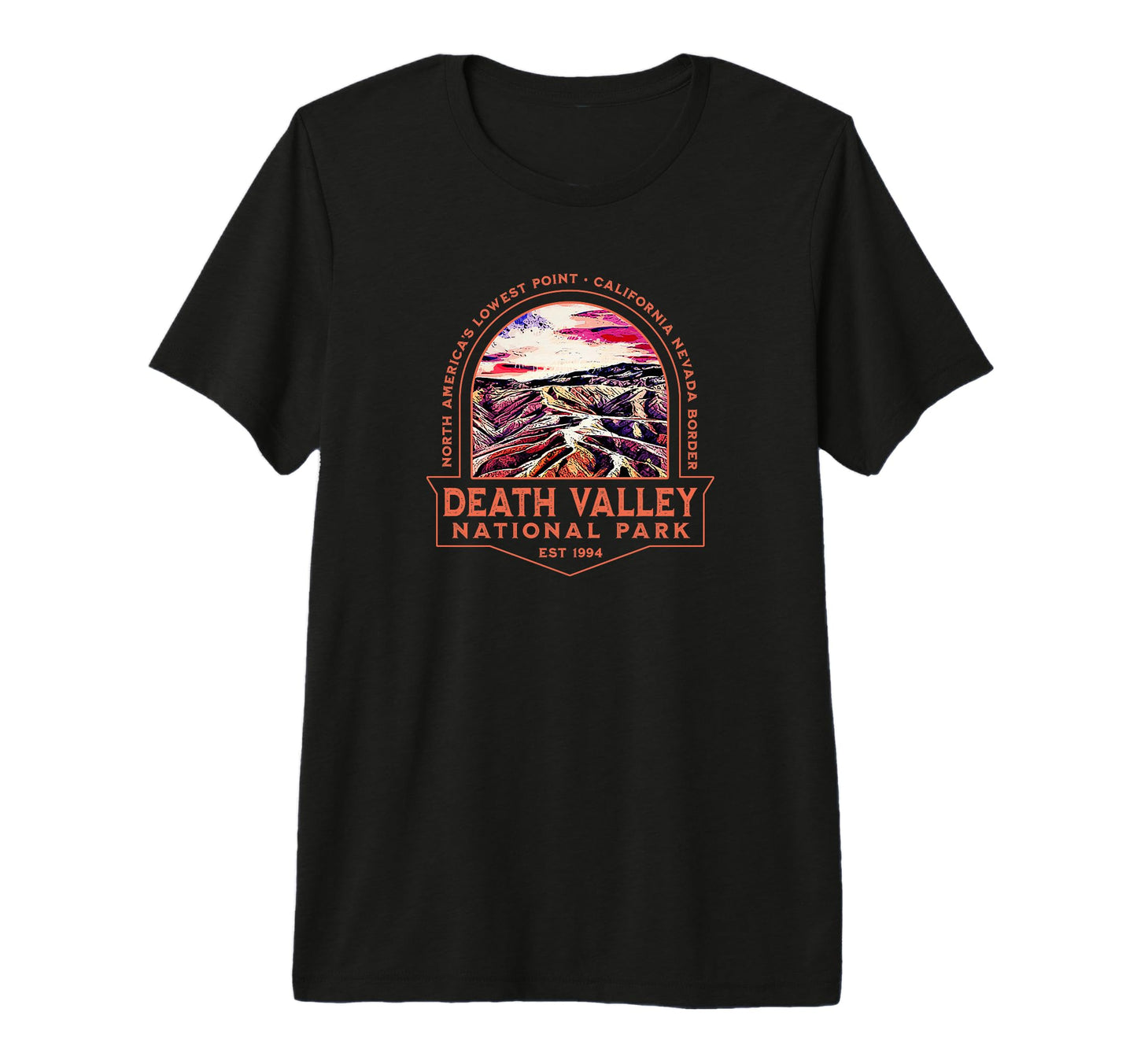 Death Valley National Park Hiking Camping T-Shirt - Trendy Graphic Unisex - T-Shirt, Sweatshirt, Hoodie