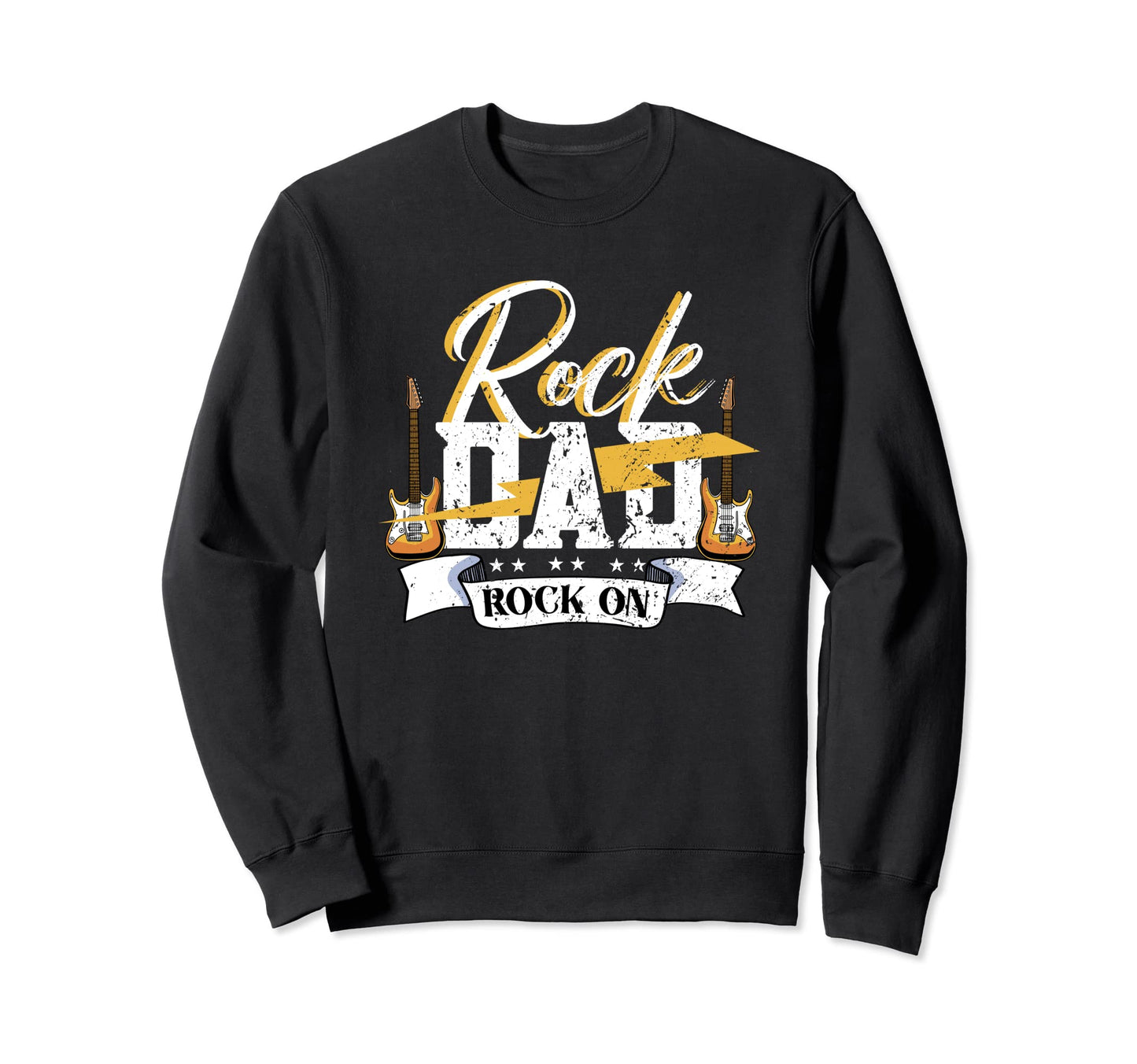 Rock Dad Electronic Rock Guitar Sweatshirt - Casual Everyday Wear Men Women - T-Shirt, Sweatshirt, Hoodie