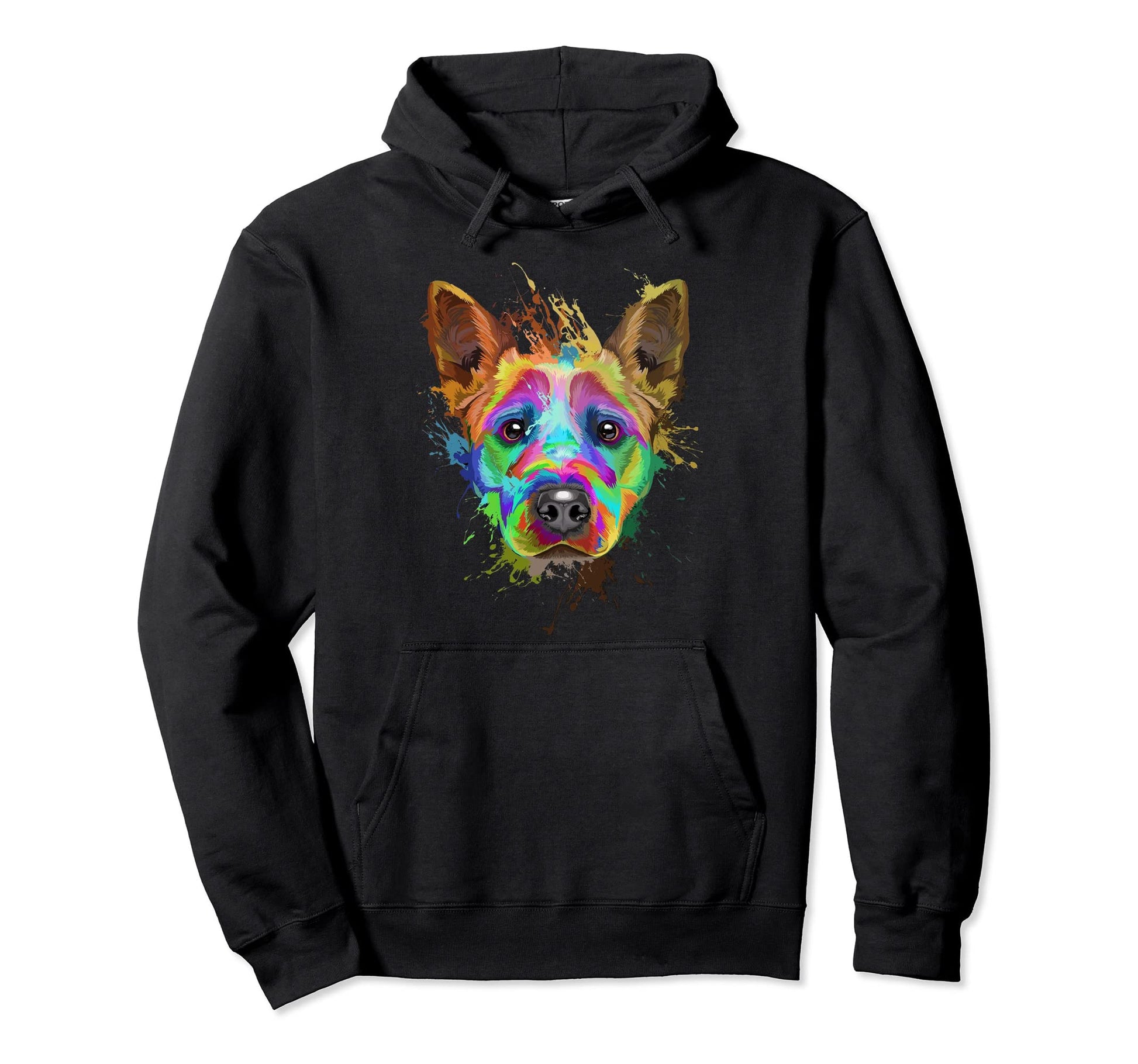 Australian Cattle Dog Heeler Colorful Pop Hoodie - Minimalist Print Unisex - T-Shirt, Sweatshirt, Hoodie