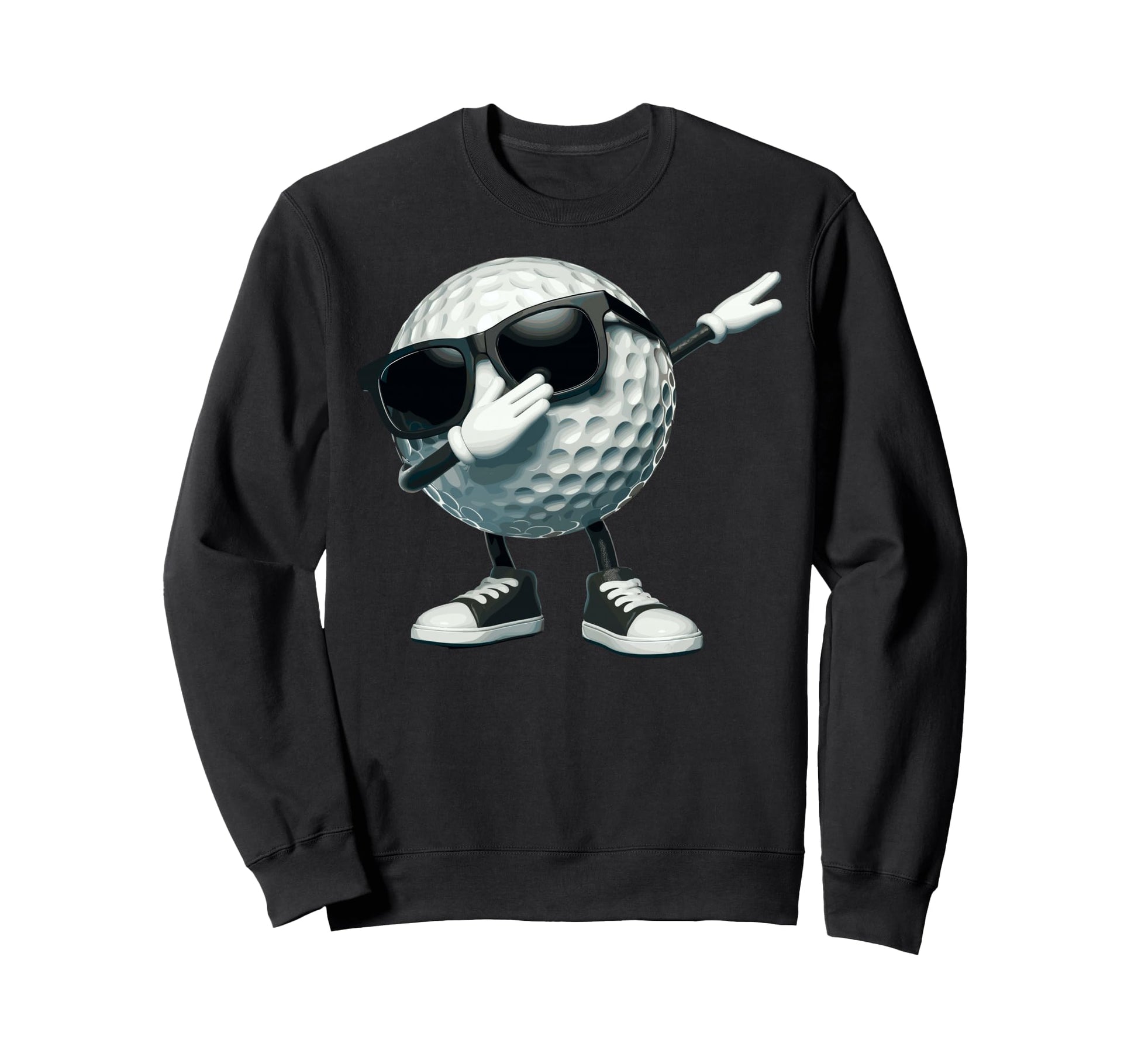 Funny Dabbing Dab Golf Ball Player Sweatshirt - Aesthetic Graphic Unisex - T-Shirt, Sweatshirt, Hoodie