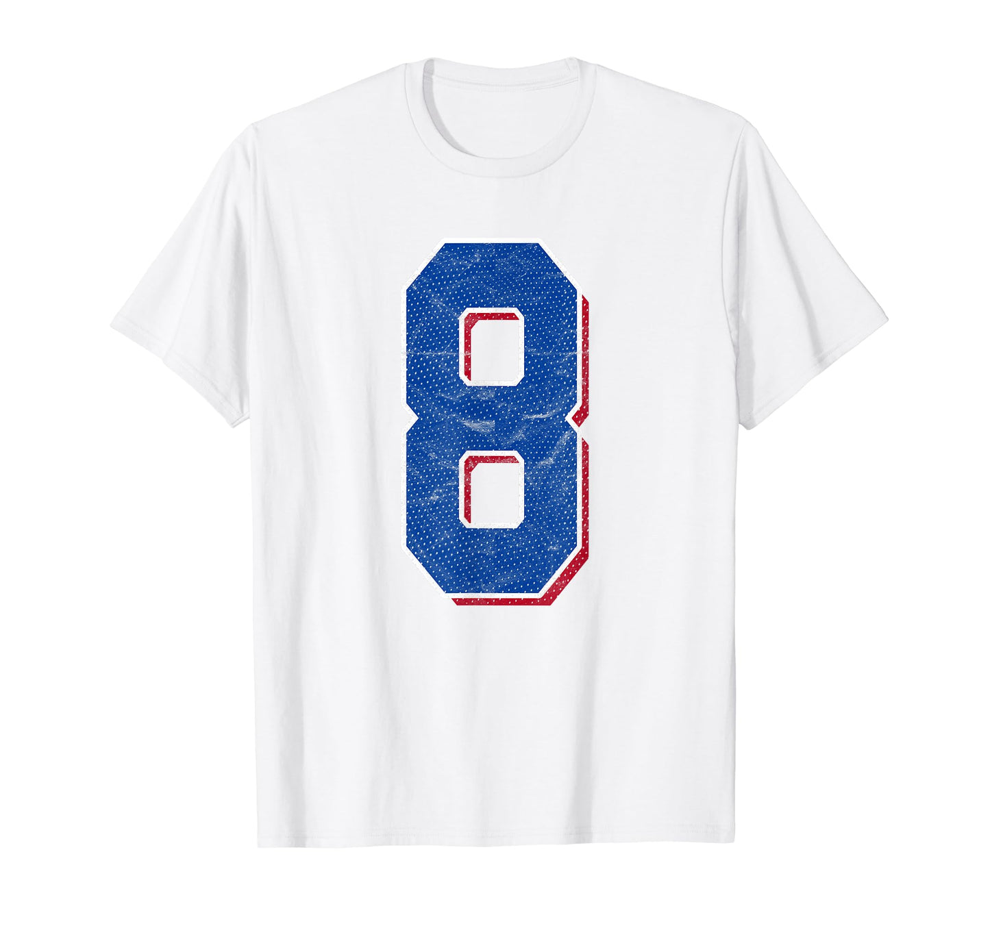Number 8 Numbered Uniform Sports Team T-Shirt - Trendy Graphic for Adults - T-Shirt, Sweatshirt, Hoodie