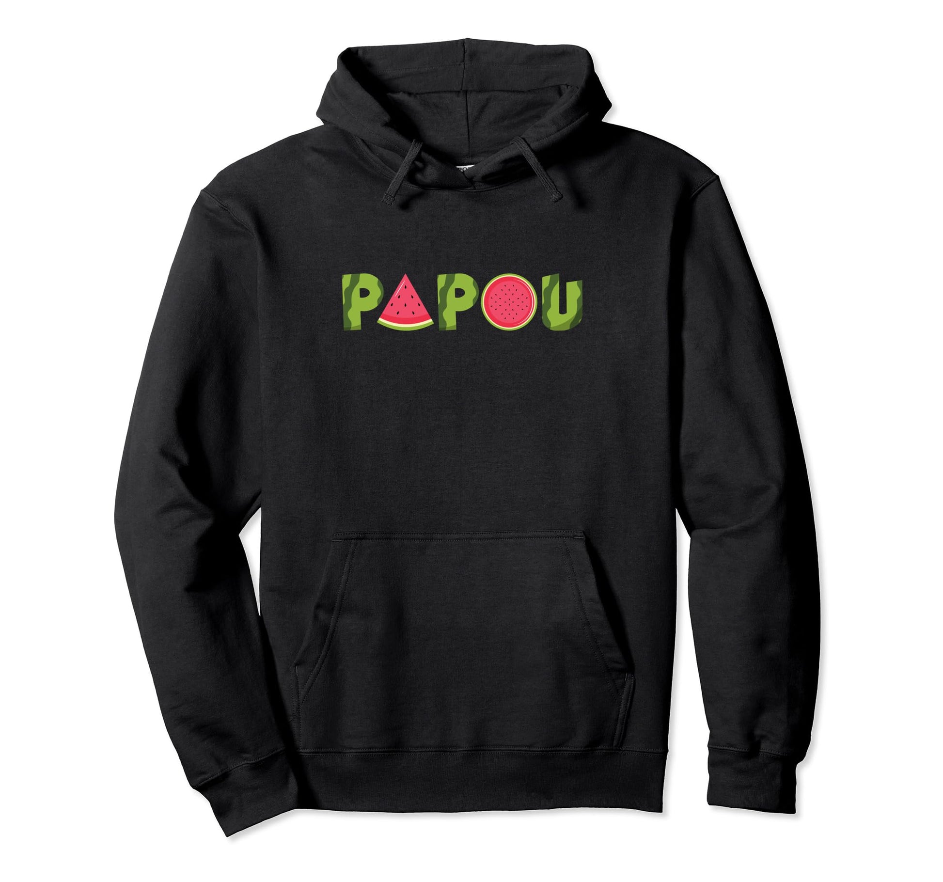 Papou Watermelon Funny Summer Fruit Dad Hoodie - Streetwear Style Unisex - T-Shirt, Sweatshirt, Hoodie