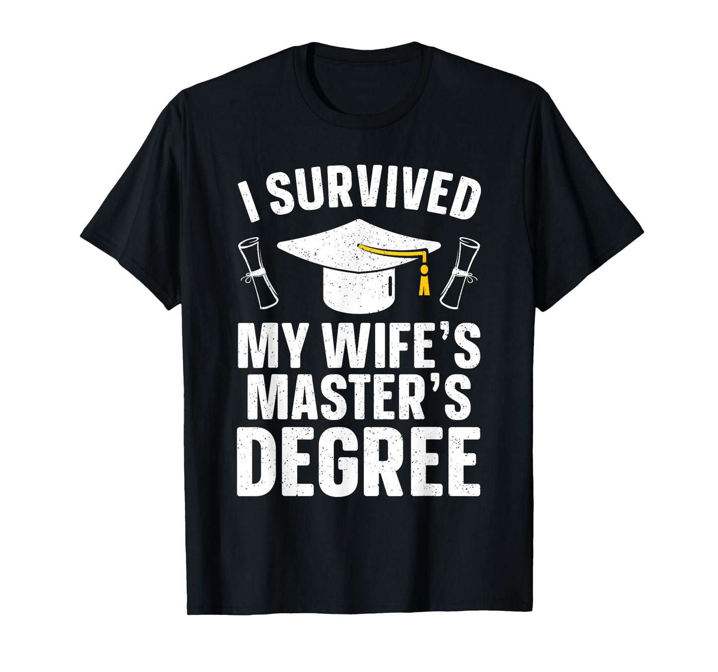 Masters Degree Graduation Art Husband T-Shirt - Novelty Apparel Unisex - T-Shirt, Sweatshirt, Hoodie