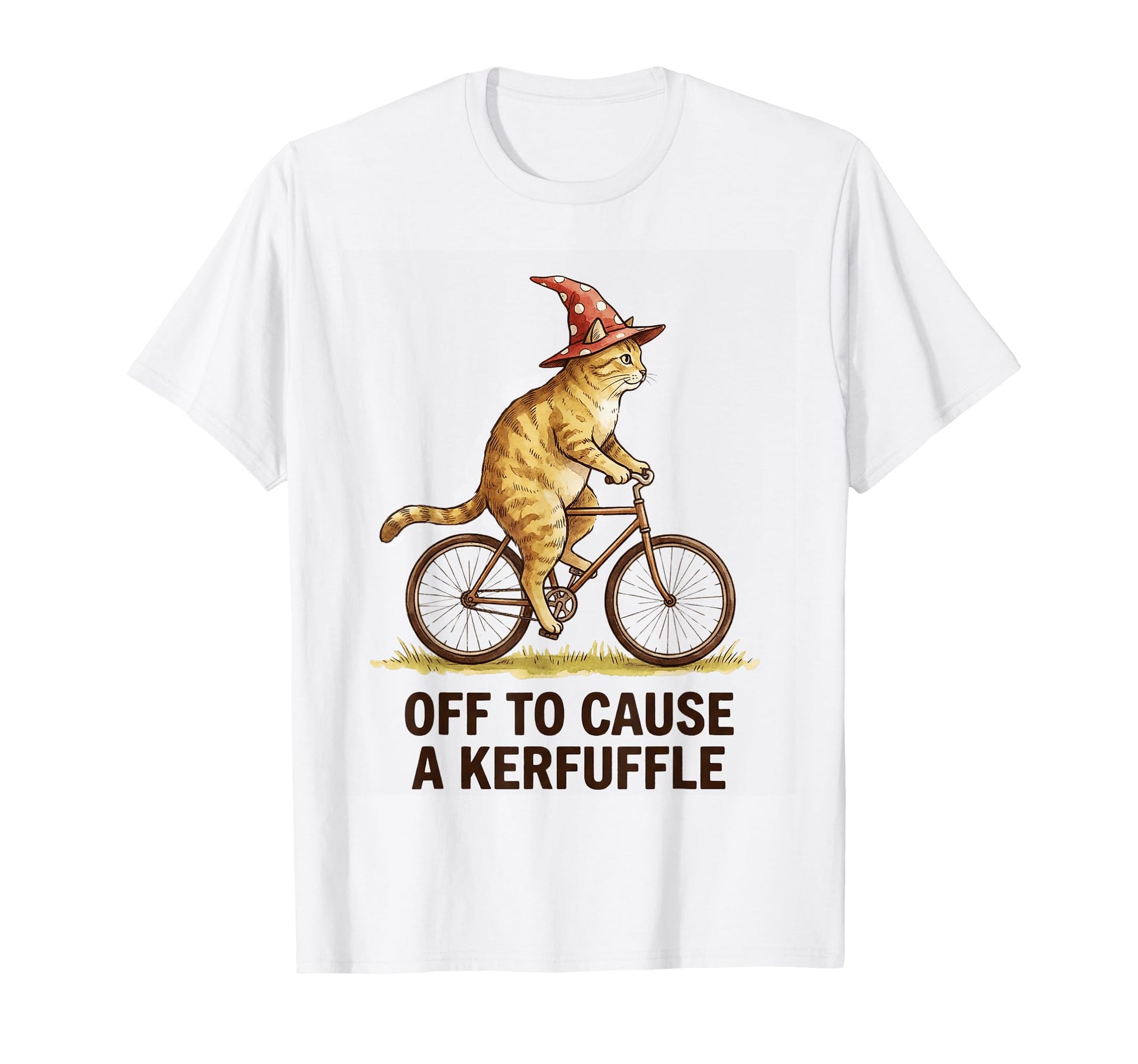 Off To Cause Kerfuffle Bengal Cat Funny T-Shirt - Streetwear Style Unisex - T-Shirt, Sweatshirt, Hoodie