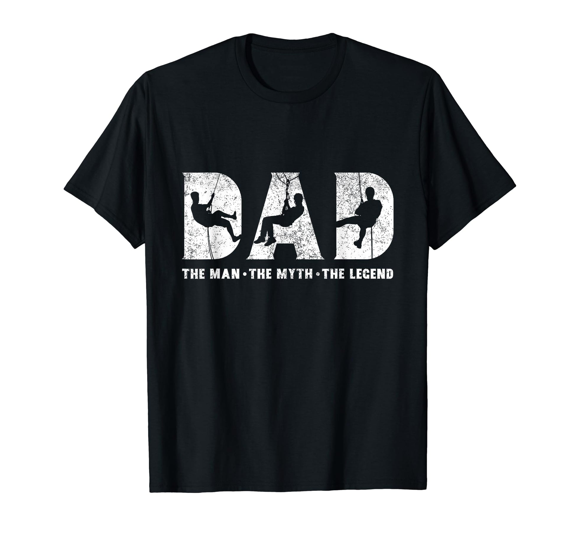 Abseiling Dad Myth Legend T-Shirt - Casual Everyday Wear for Adults - T-Shirt, Sweatshirt, Hoodie