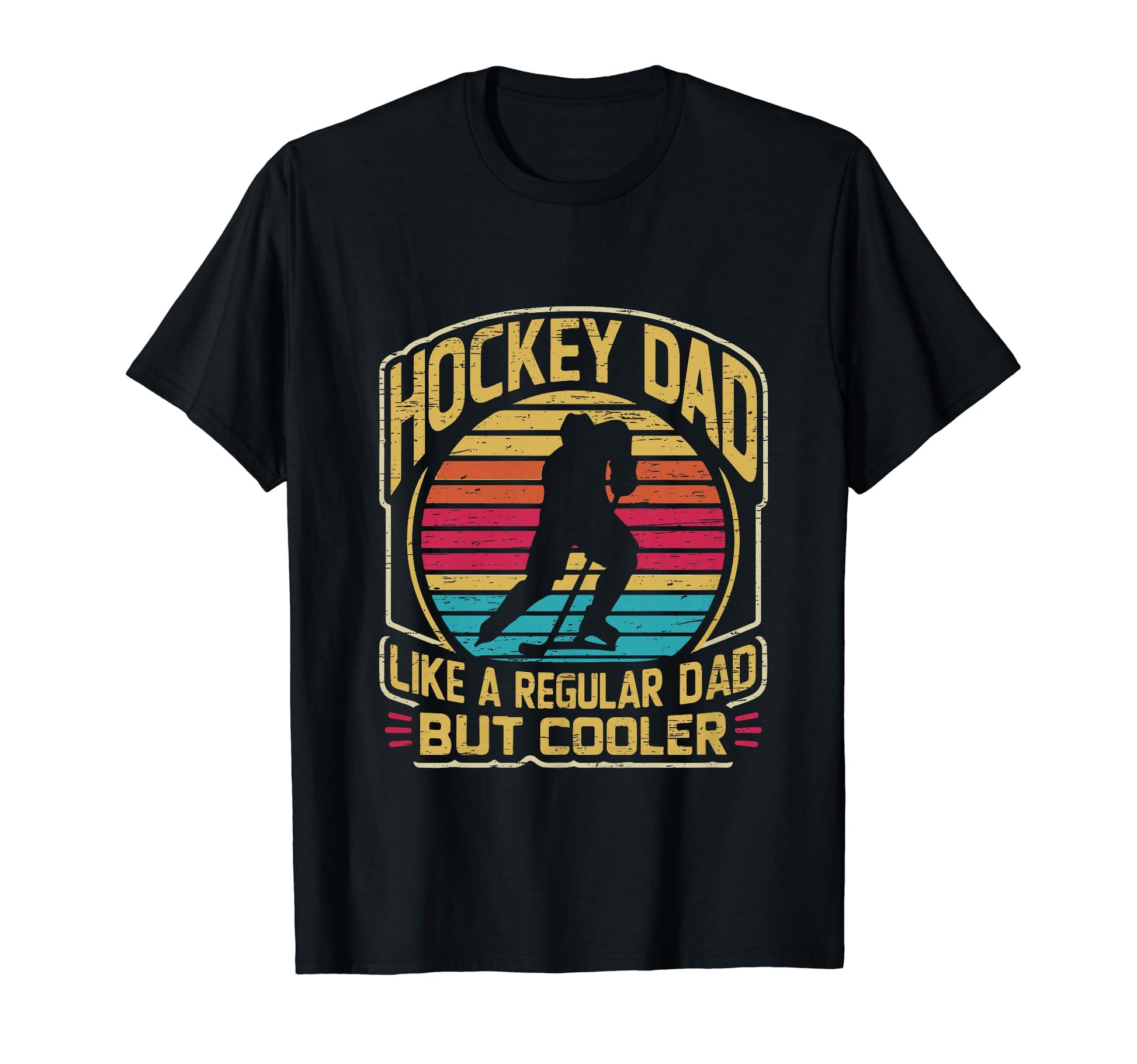 Hockey Dad Ice Hockey Sports Hoodie - Custom Art Print for Adults - T-Shirt, Sweatshirt, Hoodie