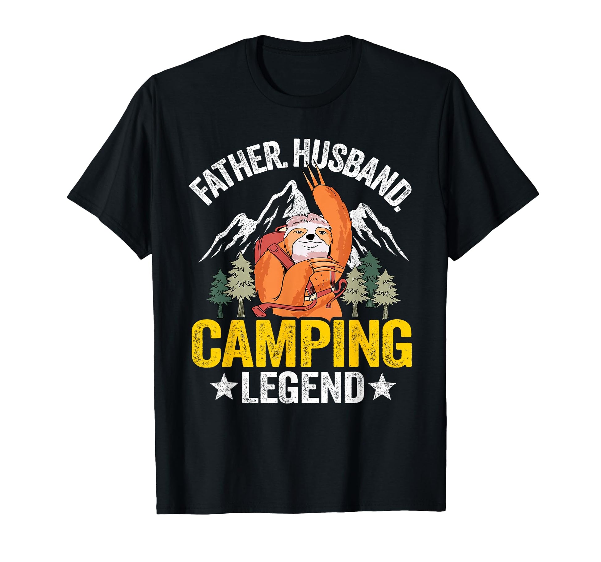Father Husband Camping Legend Rv T-Shirt - Custom Art Print for Adults - T-Shirt, Sweatshirt, Hoodie