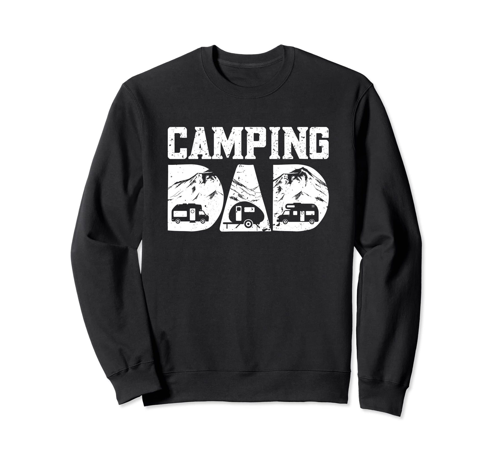 Camping Dad Camper Caravan Funny Sweatshirt - Graphic Print for Adults - T-Shirt, Sweatshirt, Hoodie