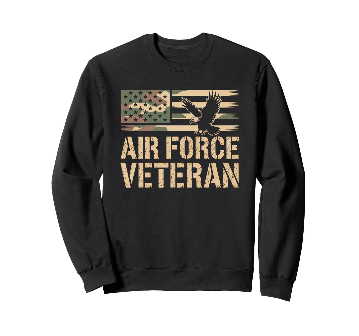 Air Force Veteran Us American Flag Sweatshirt - Novelty Apparel Men Women - T-Shirt, Sweatshirt, Hoodie