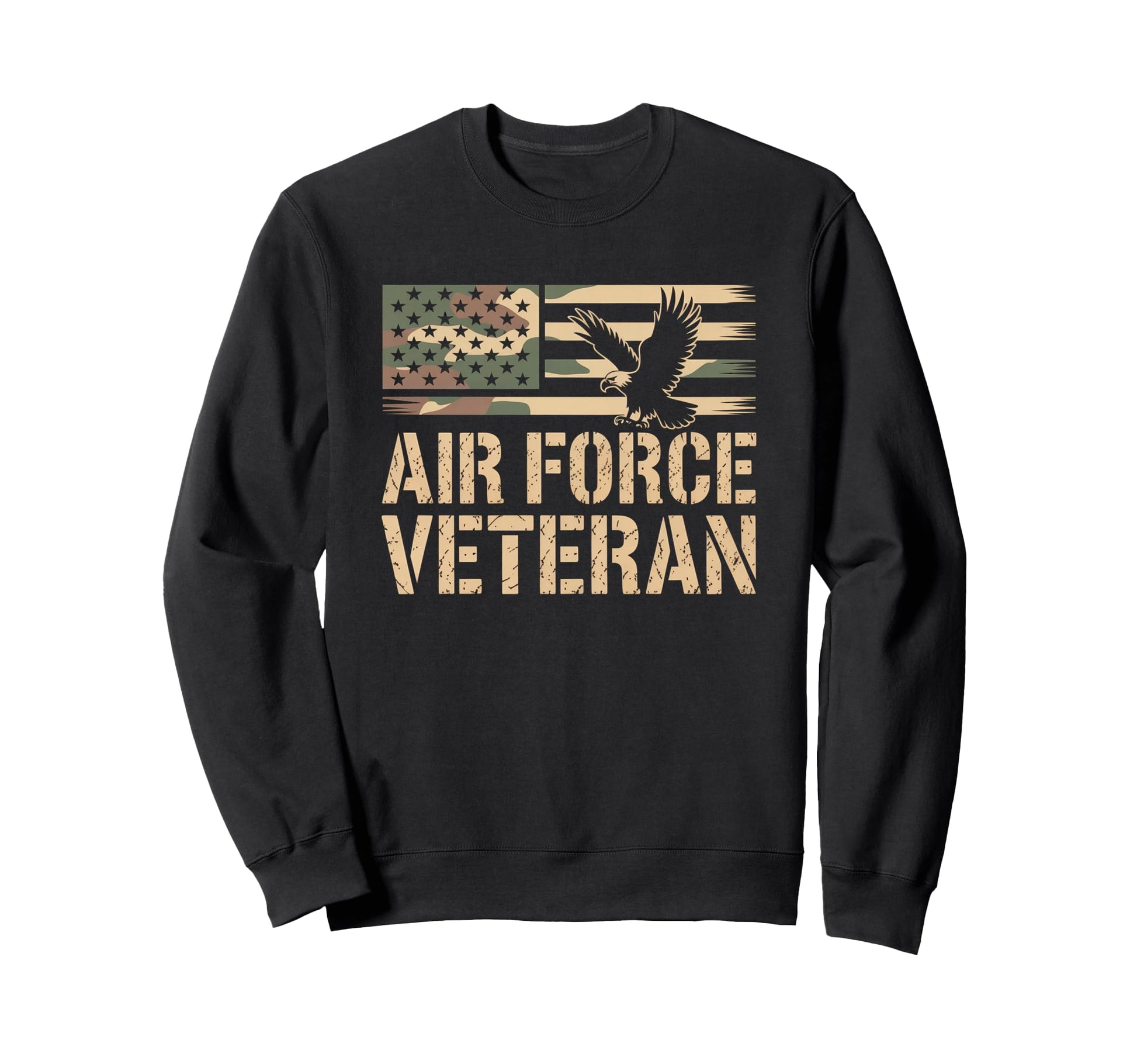 Air Force Veteran Us American Flag Sweatshirt - Novelty Apparel Men Women - T-Shirt, Sweatshirt, Hoodie