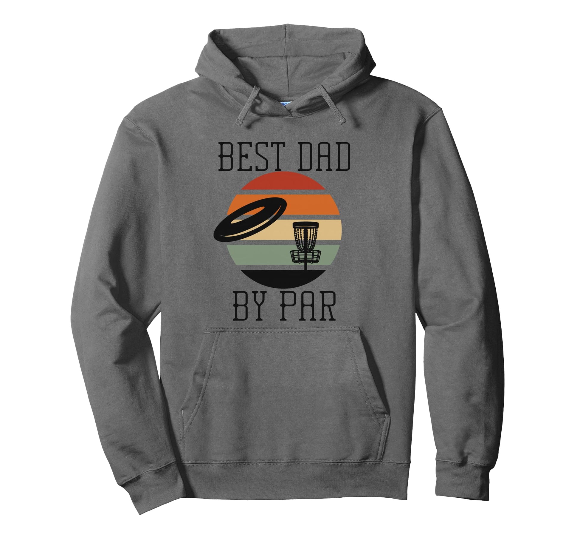 Best Dad Par Sunset Disc Golf Fathers Hoodie - Novelty Apparel for Adults - T-Shirt, Sweatshirt, Hoodie
