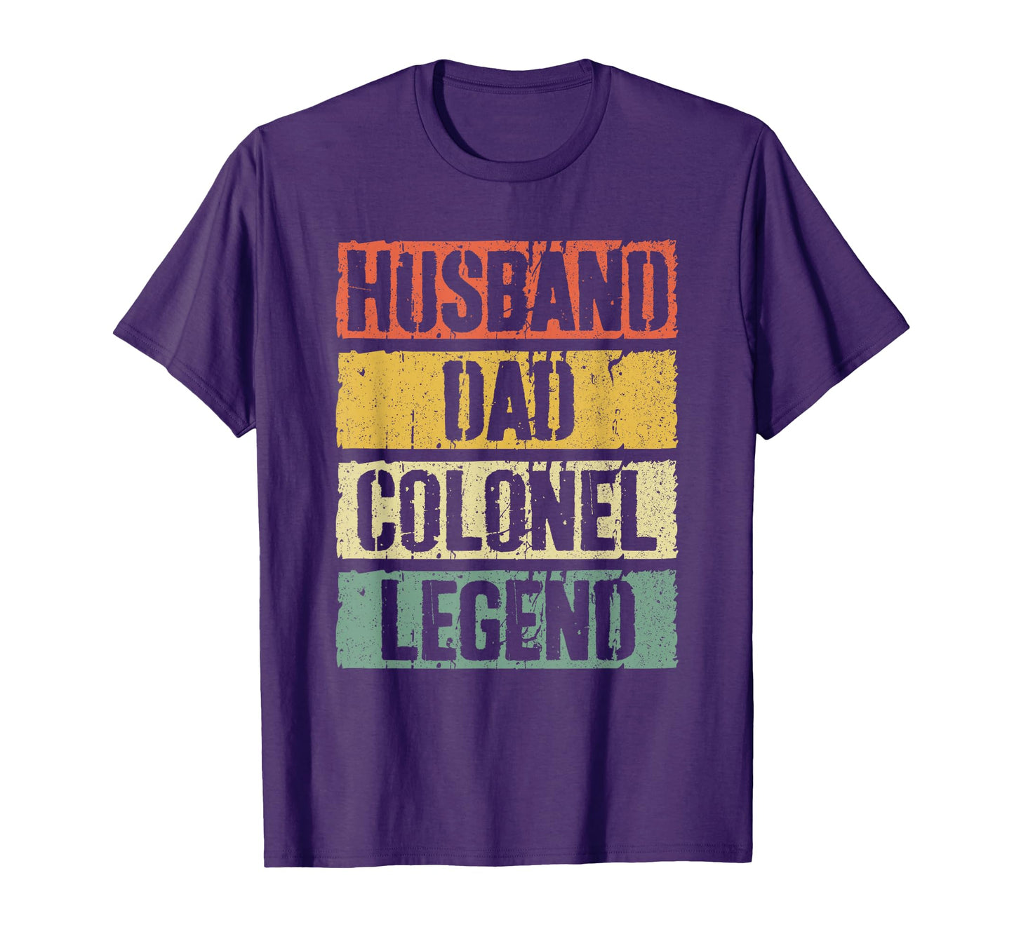 Husband Dad Colonel Legend Fathers Day T-Shirt - Aesthetic Graphic Unisex - T-Shirt, Sweatshirt, Hoodie