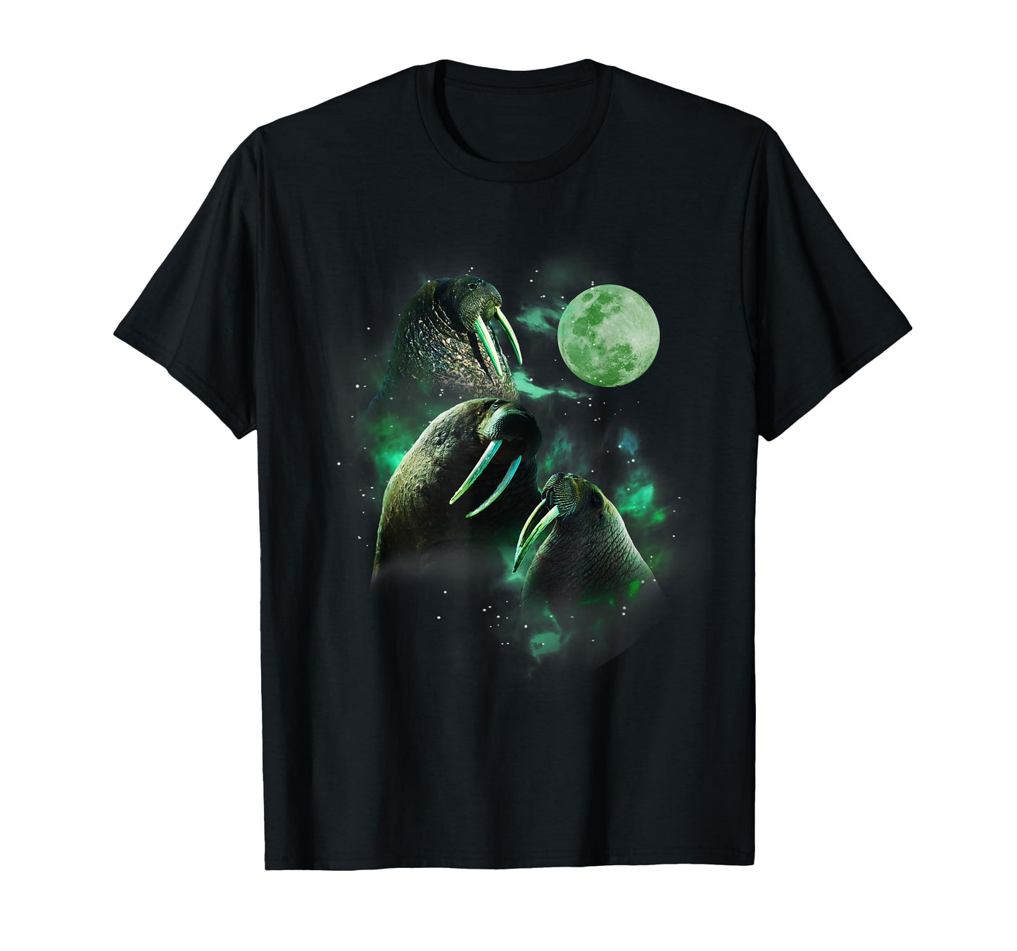 3 Walrus Moon Funny Parody T-Shirt - Fun Novelty Design Unisex - T-Shirt, Sweatshirt, Hoodie