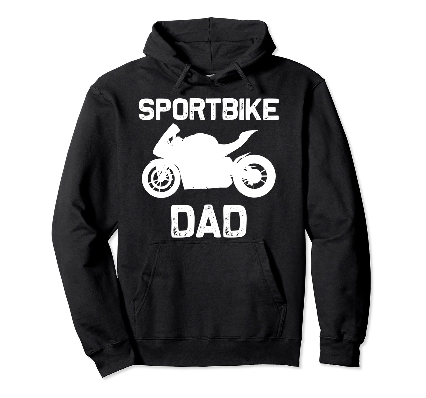 Funny Sport Bike Art Dad Racing Hoodie - Casual Everyday Wear for Adults - T-Shirt, Sweatshirt, Hoodie