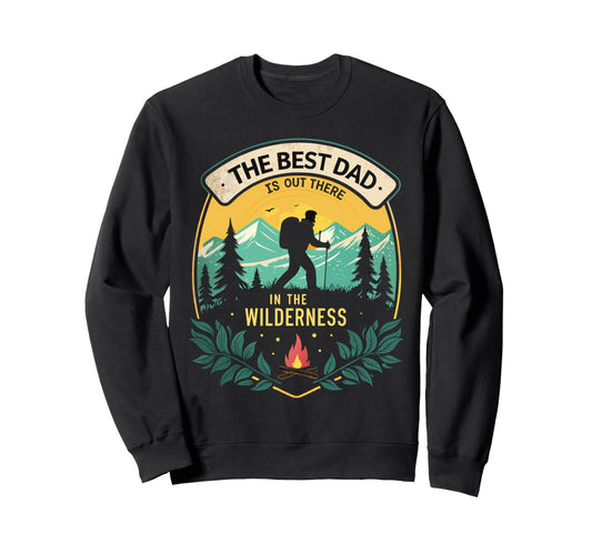Campfire Adventure Best Dad Sweatshirt - Trendy Graphic Men Women - T-Shirt, Sweatshirt, Hoodie