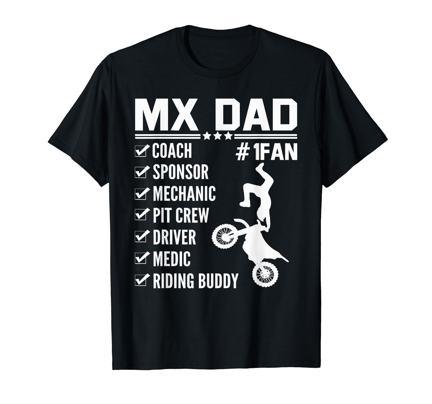 Funny Mx Dad Dirt Bike Rider Motocross T-Shirt - Unique Graphic Men Women - T-Shirt, Sweatshirt, Hoodie