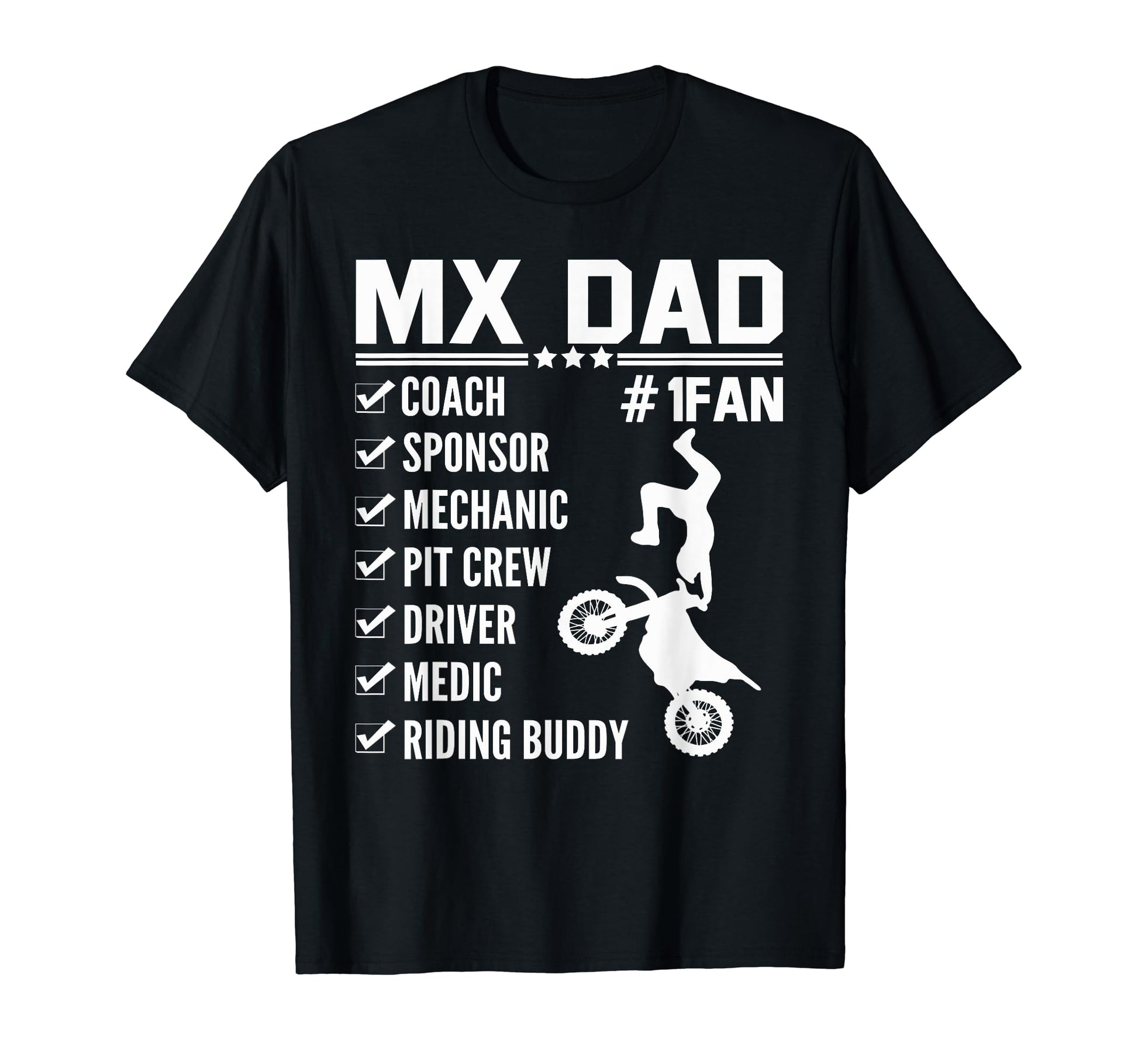 Funny Mx Dad Dirt Bike Rider Motocross T-Shirt - Unique Graphic Men Women - T-Shirt, Sweatshirt, Hoodie