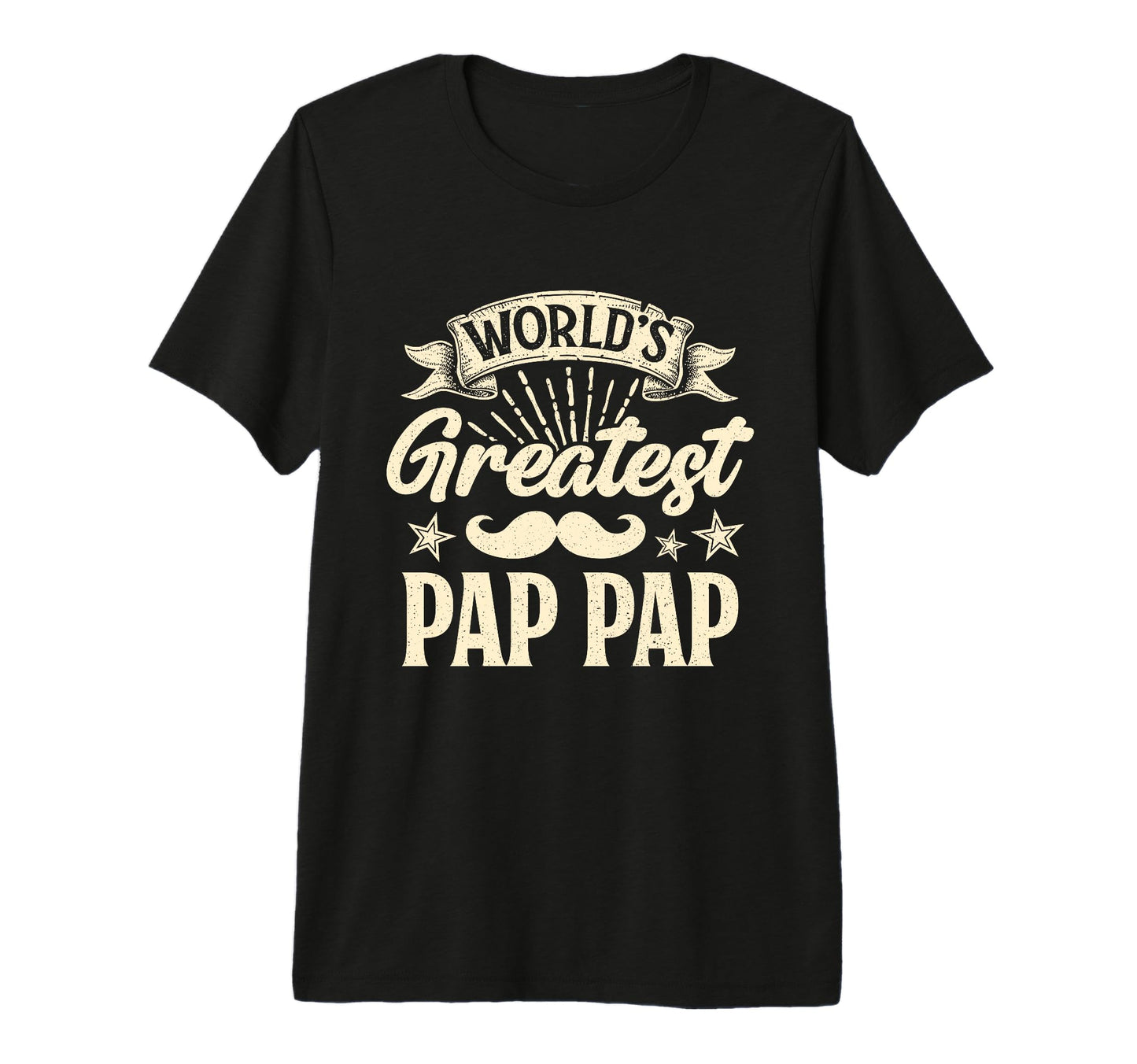 Mens Worlds Greatest Pap Pap T-Shirt - Casual Everyday Wear for Adults - T-Shirt, Sweatshirt, Hoodie