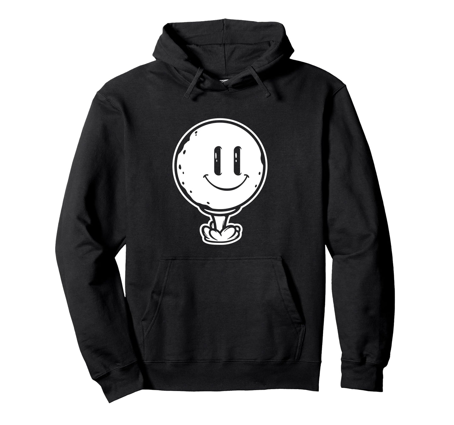 Happy Thoughts Golf Ball Funny Golf Lover Hoodie - Unique Graphic Unisex - T-Shirt, Sweatshirt, Hoodie