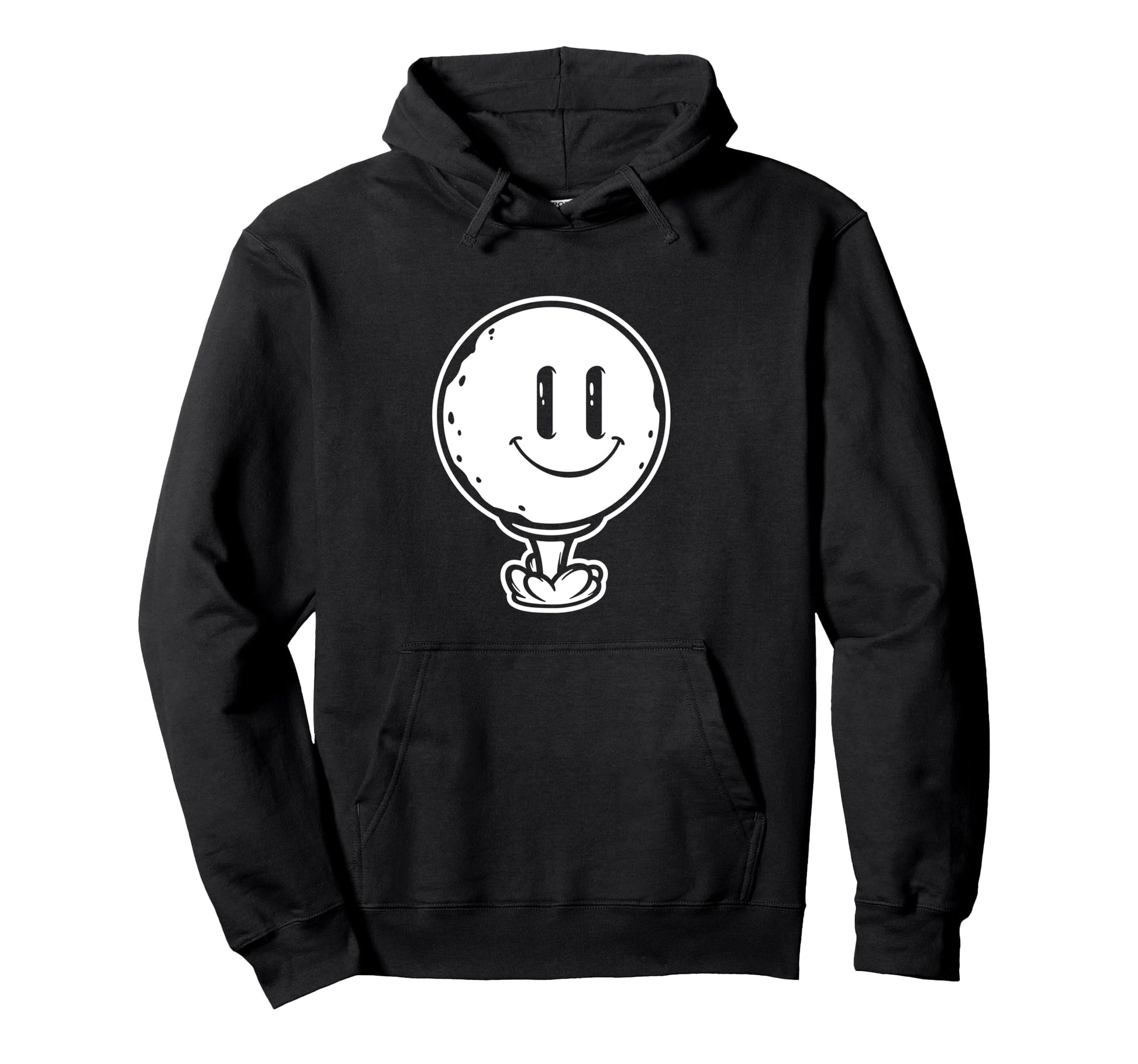 Happy Thoughts Golf Ball Funny Golf Lover Hoodie - Unique Graphic Unisex - T-Shirt, Sweatshirt, Hoodie