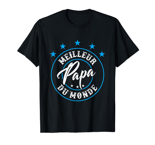 Best Dad World Great Fathers Day Gift T-Shirt - Minimalist Print Men Women - T-Shirt, Sweatshirt, Hoodie