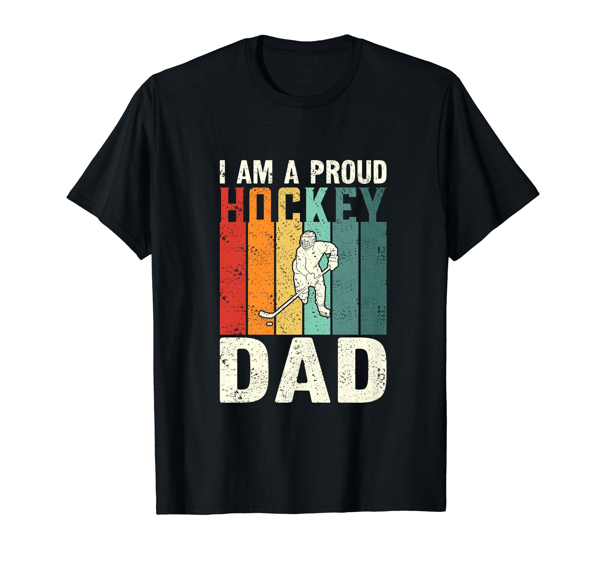 Proud Hokey Dad Sports Dad Hockey Proud T-Shirt - Graphic Print for Adults - T-Shirt, Sweatshirt, Hoodie