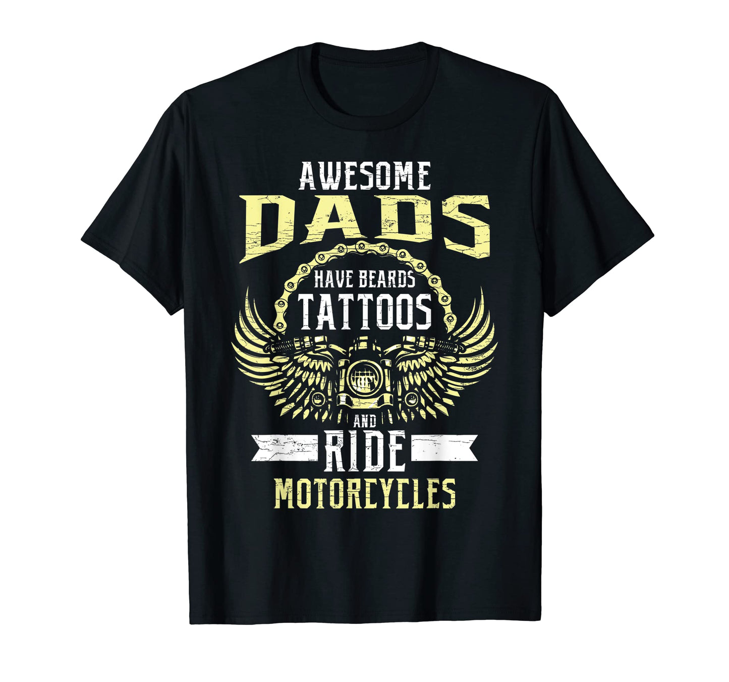 Mens Motorcycle Dad Motoryclist T-Shirt - Trendy Graphic Unisex - T-Shirt, Sweatshirt, Hoodie