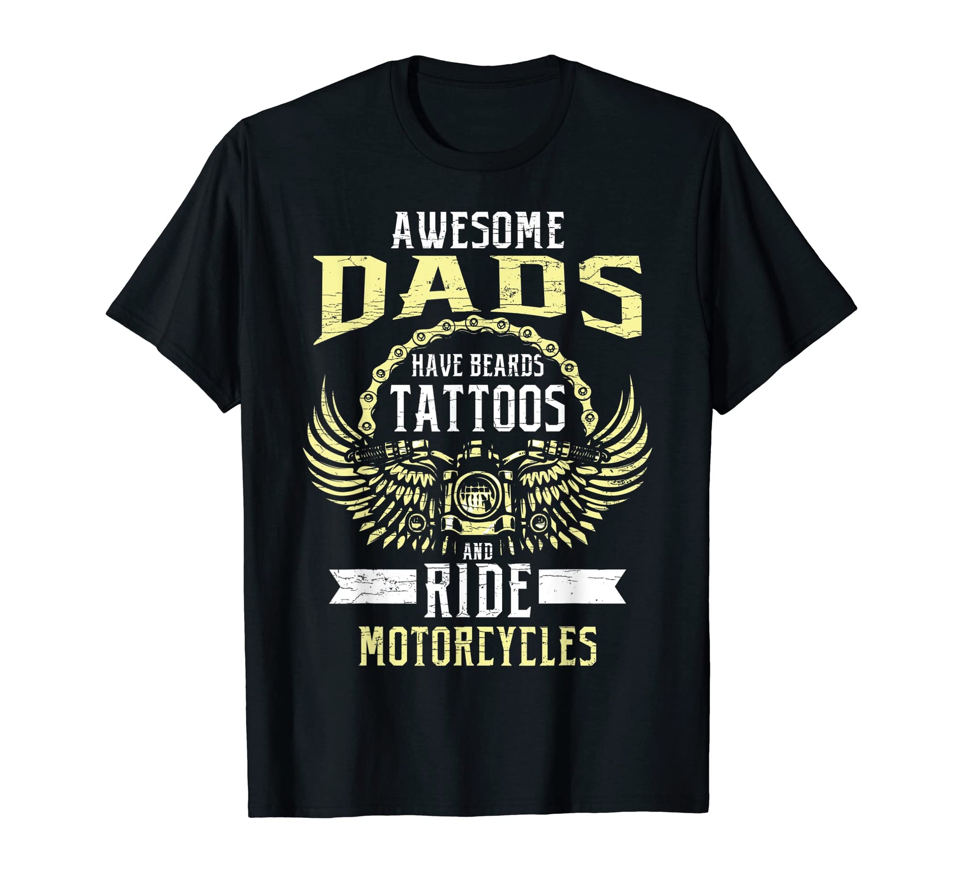 Mens Motorcycle Dad Motoryclist T-Shirt - Trendy Graphic Unisex - T-Shirt, Sweatshirt, Hoodie