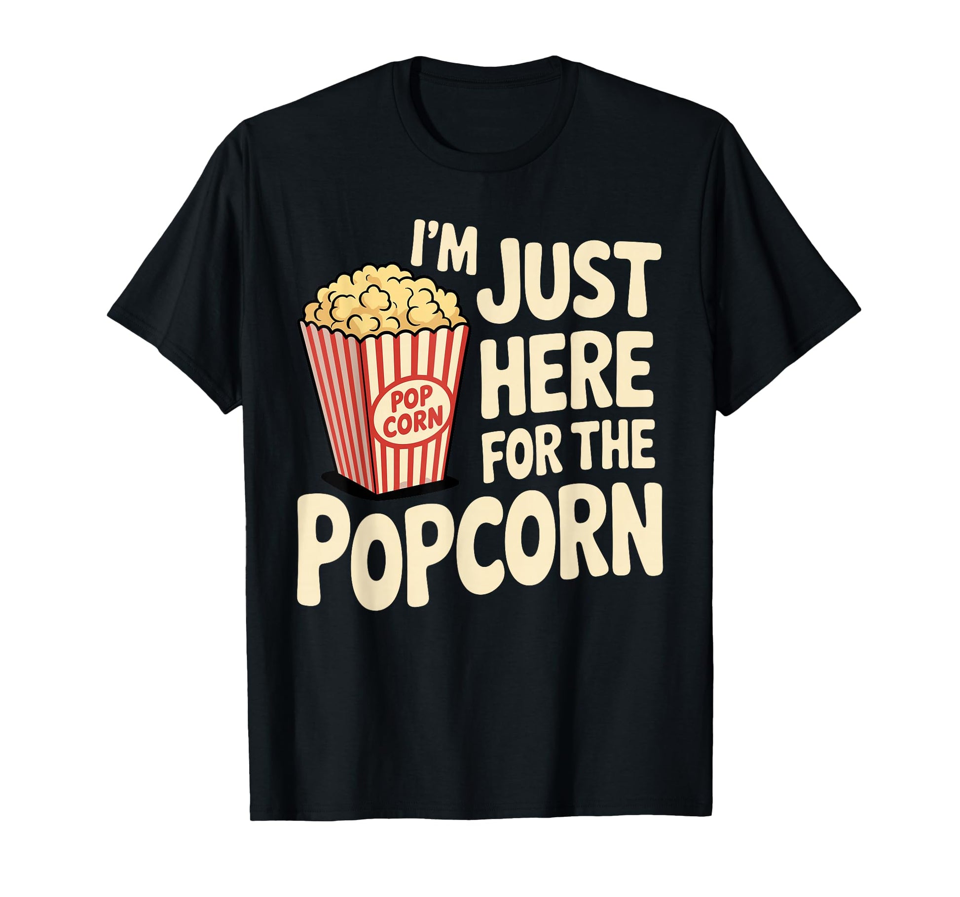 Funny Popcorn Costume Popcorn Lover Pop T-Shirt - Trendy Graphic Unisex - T-Shirt, Sweatshirt, Hoodie
