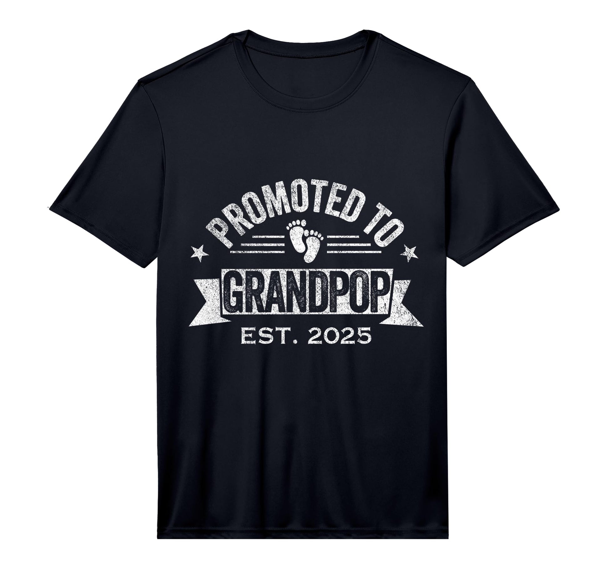 Mens Promoted To Grandpop Est 2025 T-Shirt - Aesthetic Graphic for Adults - T-Shirt, Sweatshirt, Hoodie