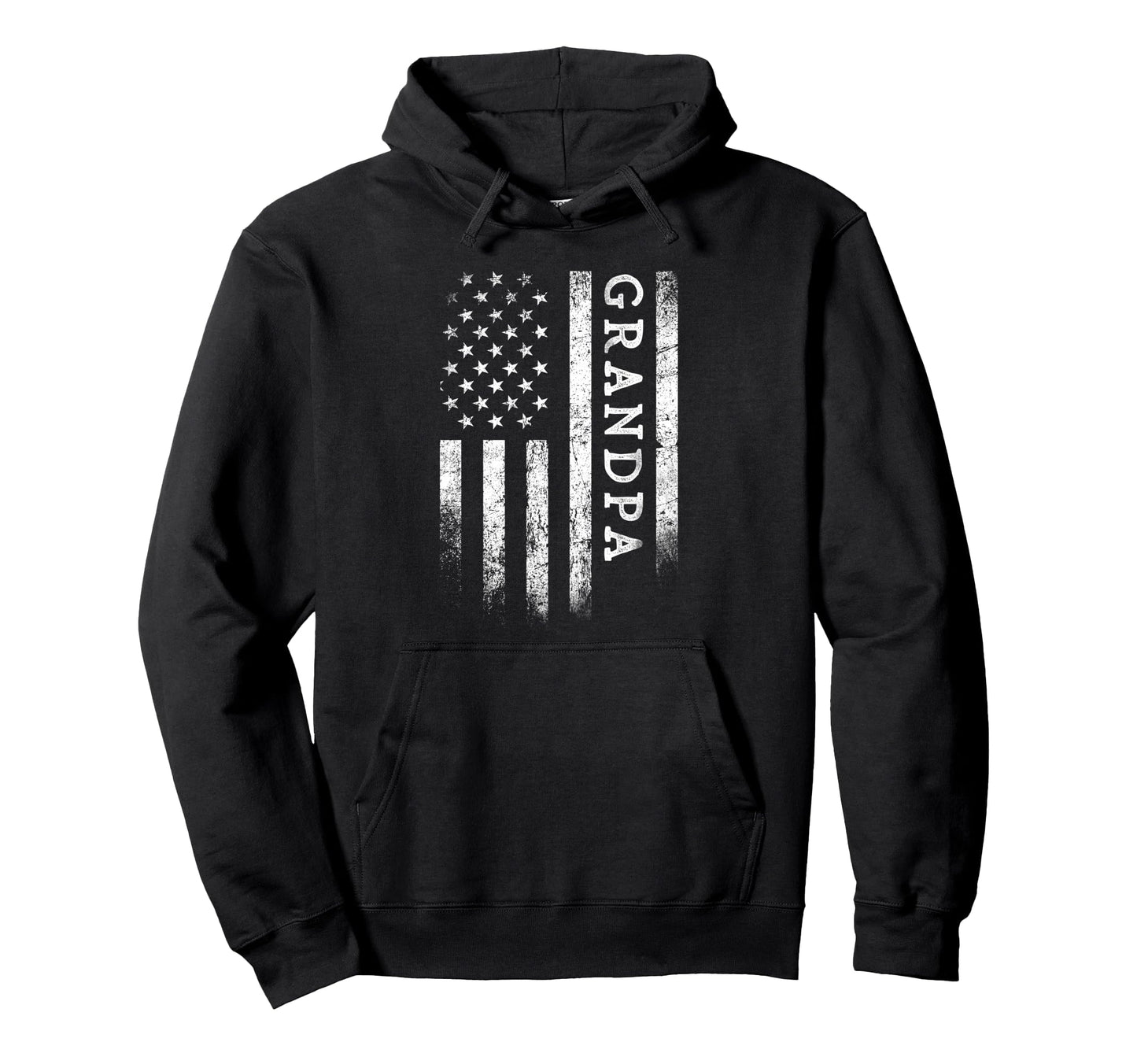Grandpa American Flag Grandpa Hoodie - Casual Everyday Wear for Adults - T-Shirt, Sweatshirt, Hoodie
