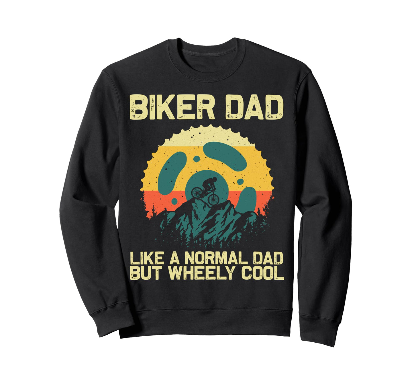 Funny Mountain Bike Dad Grandpa Mtb Sweatshirt - Custom Art Print Unisex - T-Shirt, Sweatshirt, Hoodie