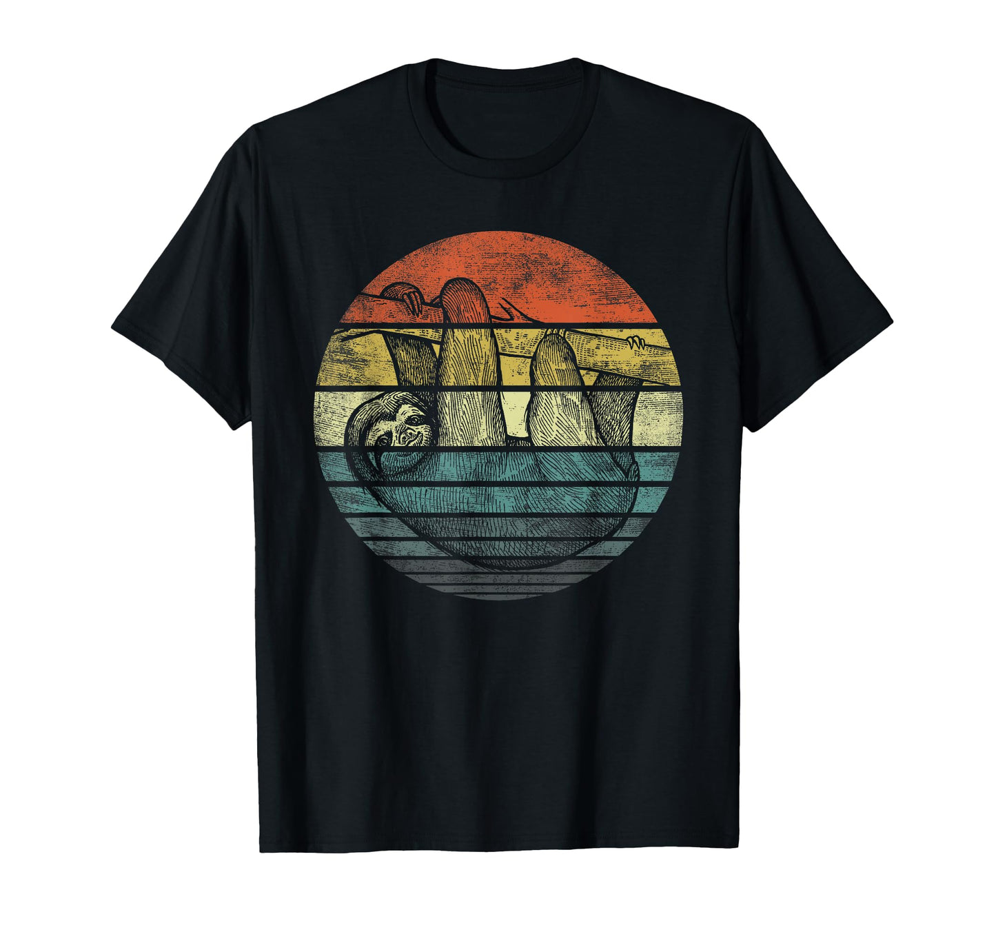 Sloth Lover Gifts Sunset Funny T-Shirt - Aesthetic Graphic Men Women - T-Shirt, Sweatshirt, Hoodie