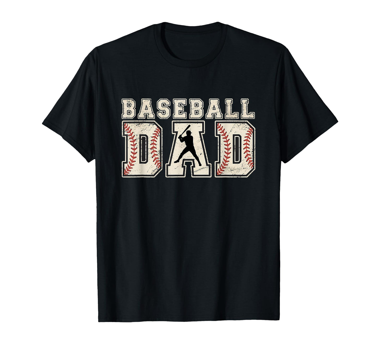 Baseball Dad Lettering Baseball T-Shirt - Trendy Graphic Unisex - T-Shirt, Sweatshirt, Hoodie