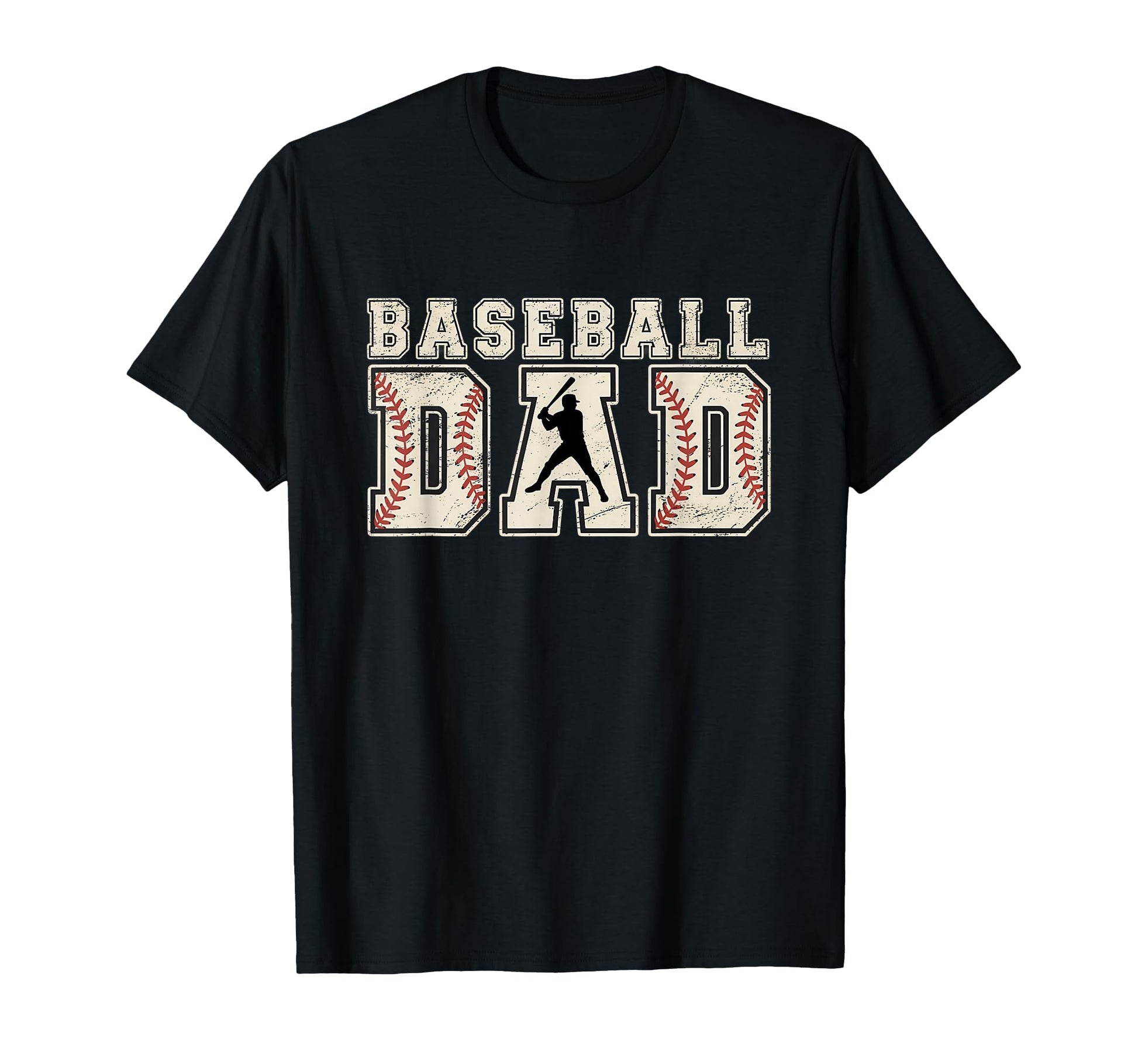 Baseball Dad Lettering Baseball T-Shirt - Trendy Graphic Unisex - T-Shirt, Sweatshirt, Hoodie