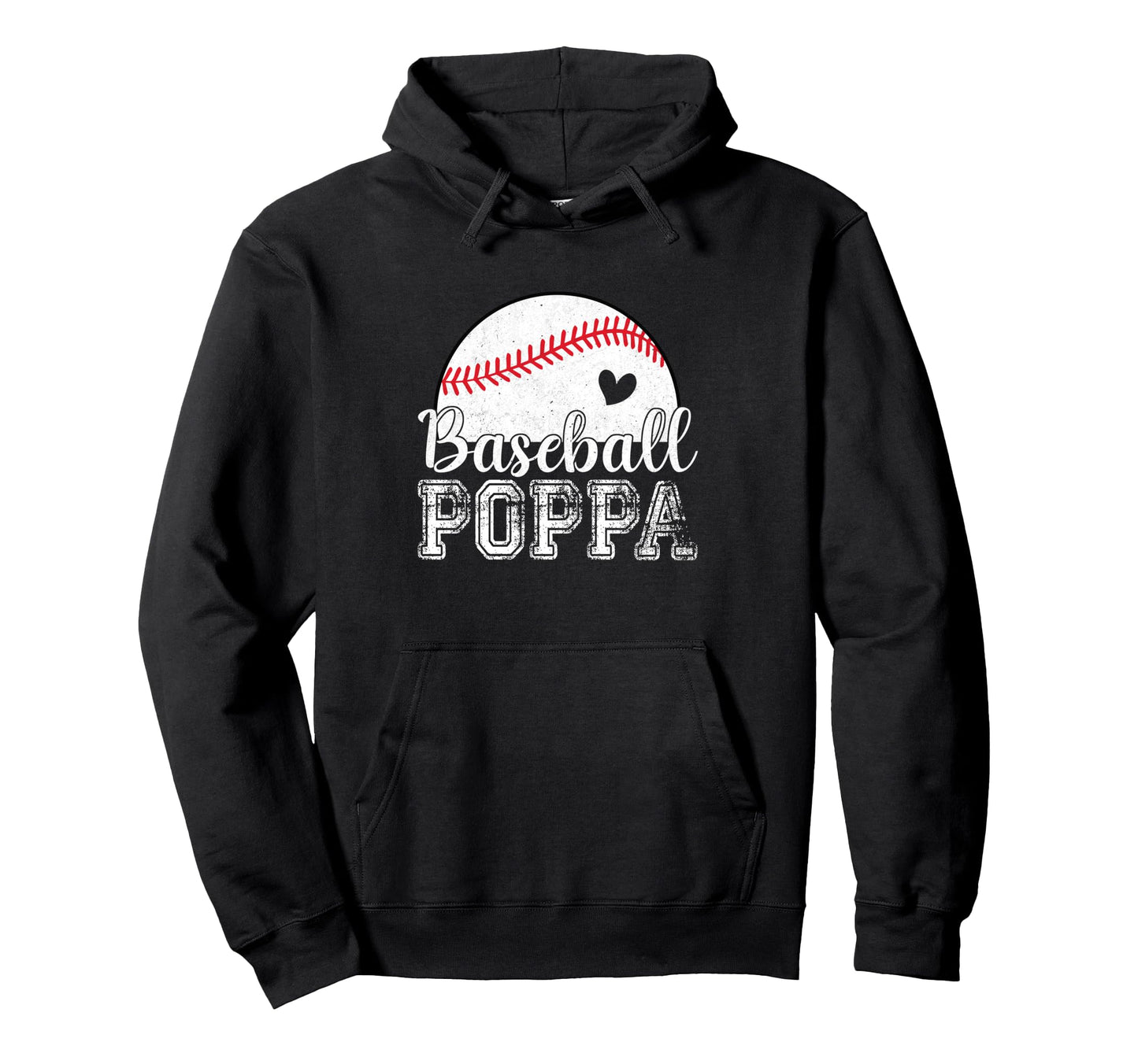 Baseball Poppa Gifts Fathers Day Hoodie - Aesthetic Graphic Unisex - T-Shirt, Sweatshirt, Hoodie