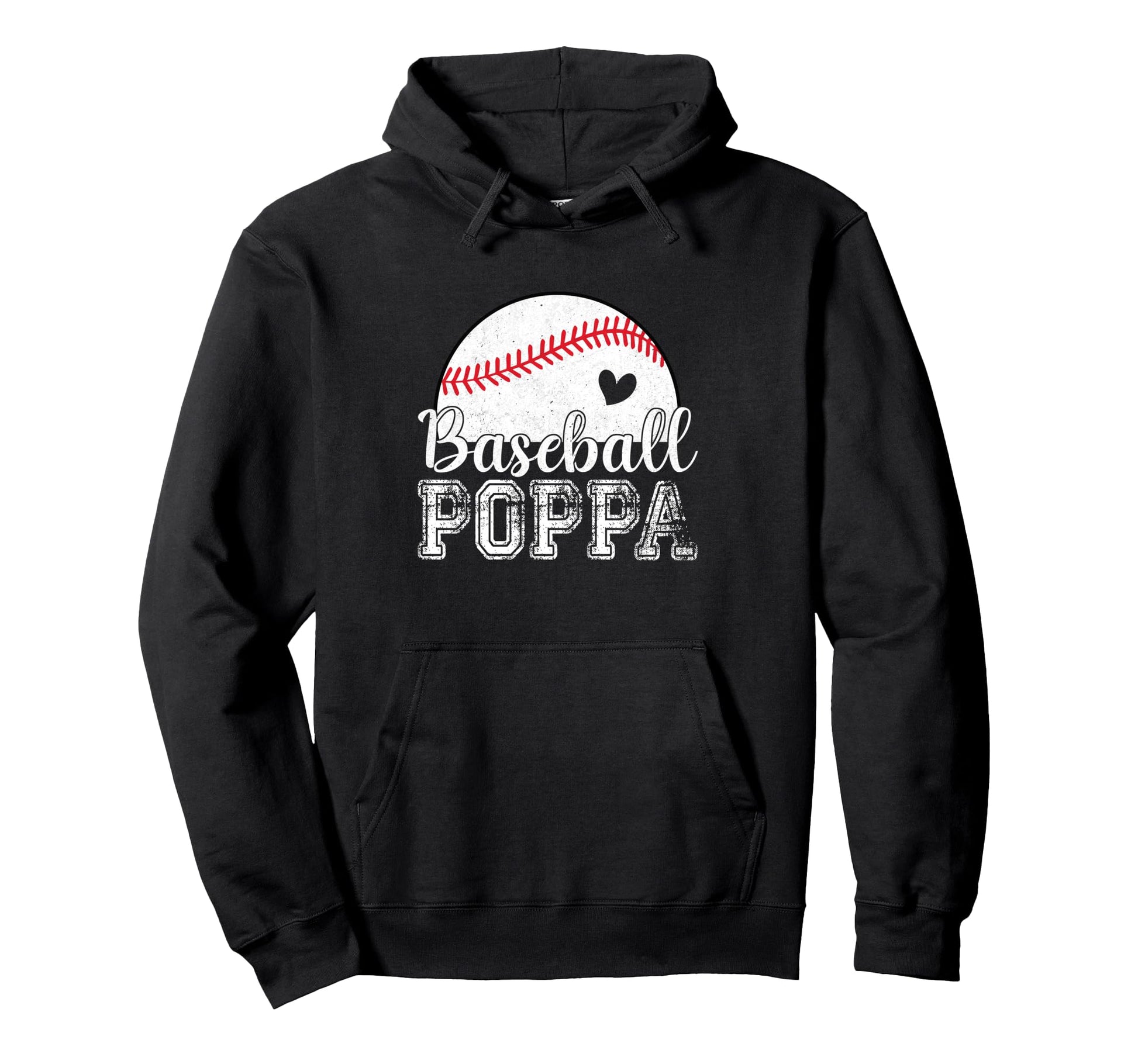 Baseball Poppa Gifts Fathers Day Hoodie - Aesthetic Graphic Unisex - T-Shirt, Sweatshirt, Hoodie