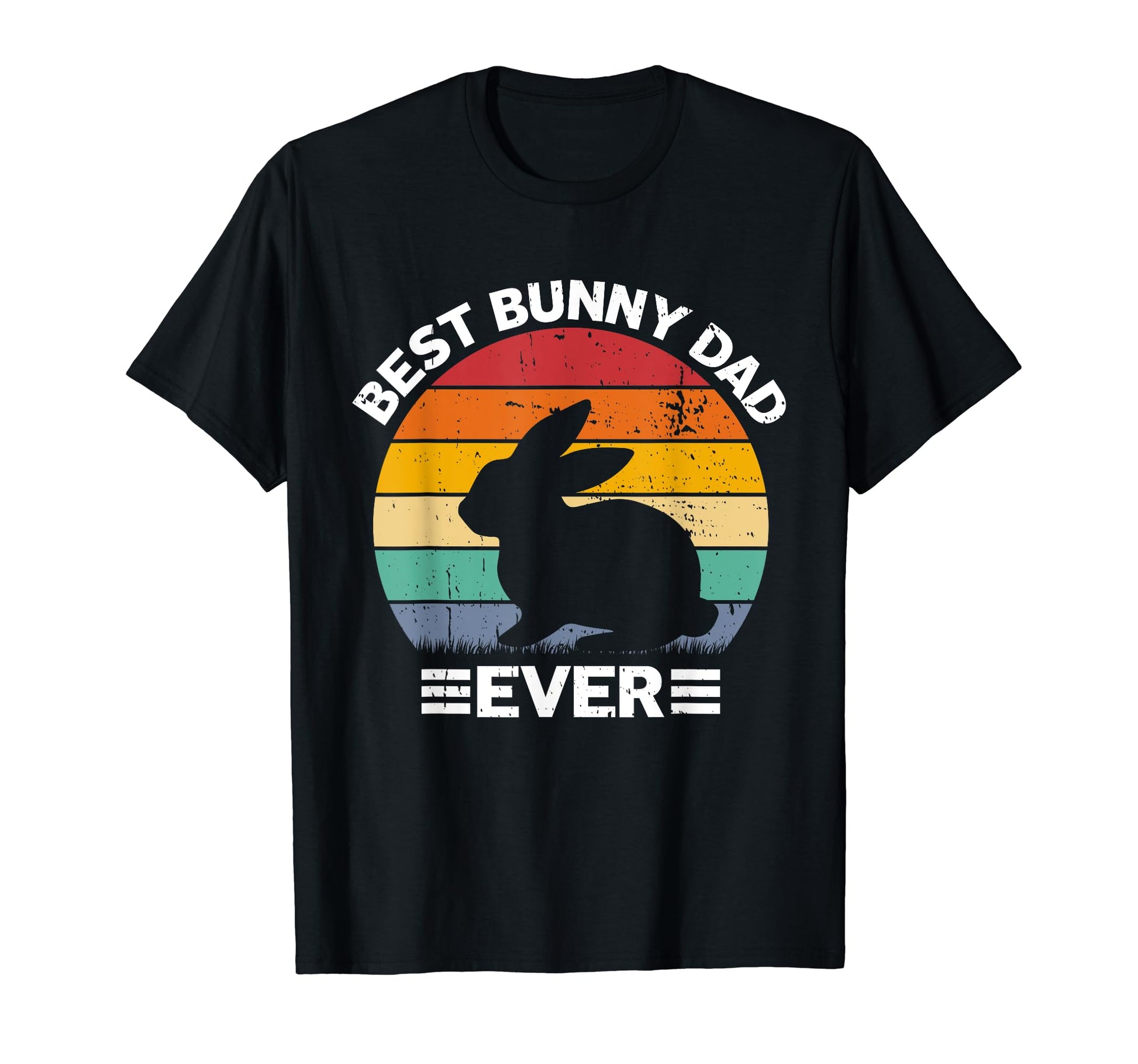 Best Bunny Dad Ever Rabbit Lover Father T-Shirt - Graphic Print for Adults - T-Shirt, Sweatshirt, Hoodie