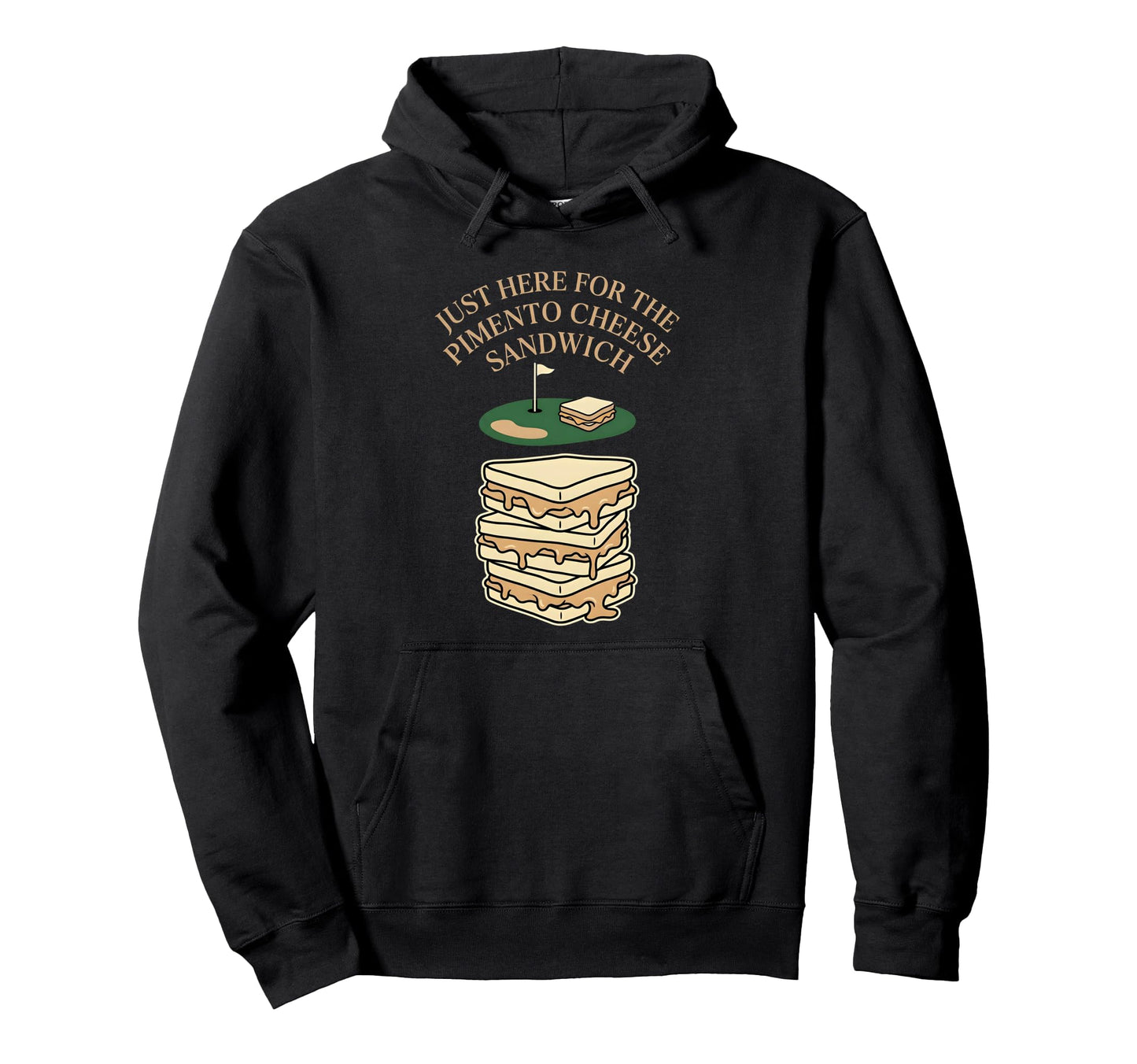 Pimento Cheese Sandwich Golf Hoodie - Custom Art Print Unisex - T-Shirt, Sweatshirt, Hoodie