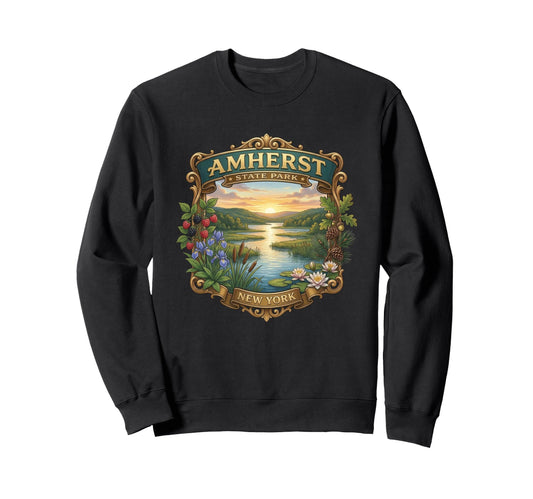 Amherst State Park New York Hiking Sweatshirt - Custom Art Print Unisex - T-Shirt, Sweatshirt, Hoodie