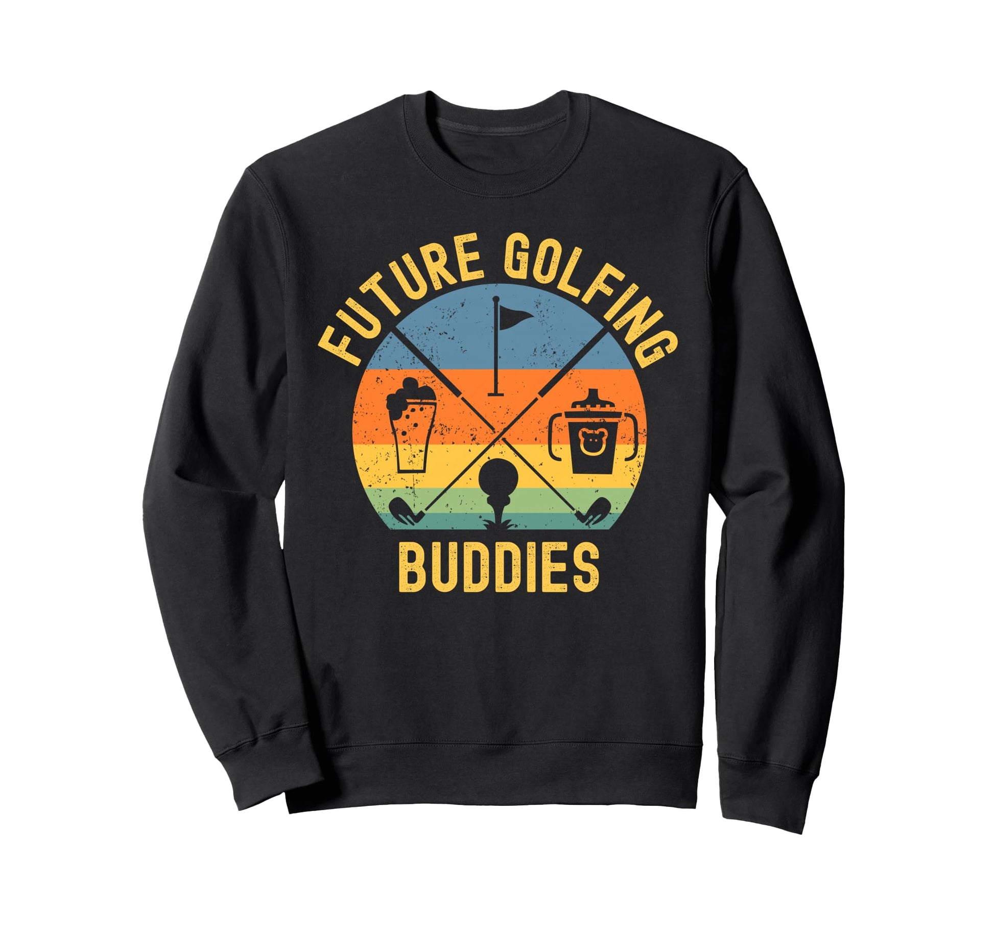 Future Golfing Buddies Golf Dad Sweatshirt - Unique Graphic Men Women - T-Shirt, Sweatshirt, Hoodie