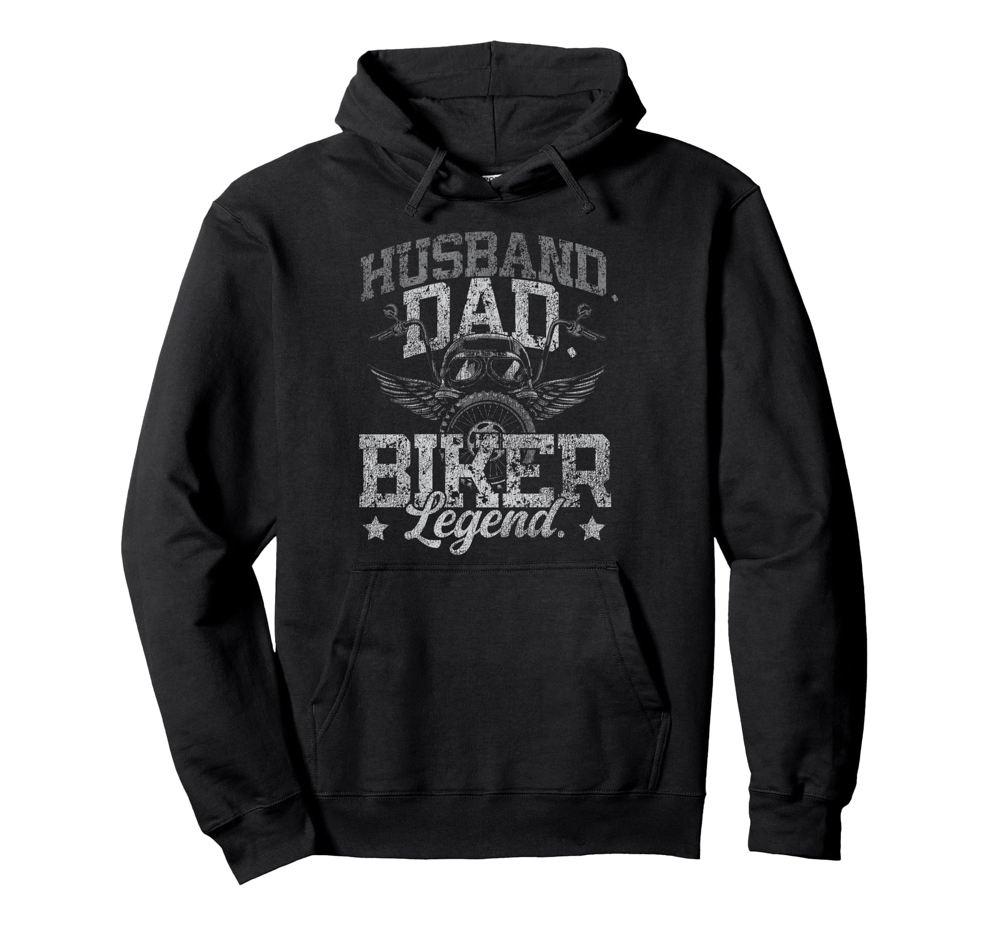 Motorcycle Biker Dad Husband Husband Dad Hoodie - Unique Graphic Unisex - T-Shirt, Sweatshirt, Hoodie