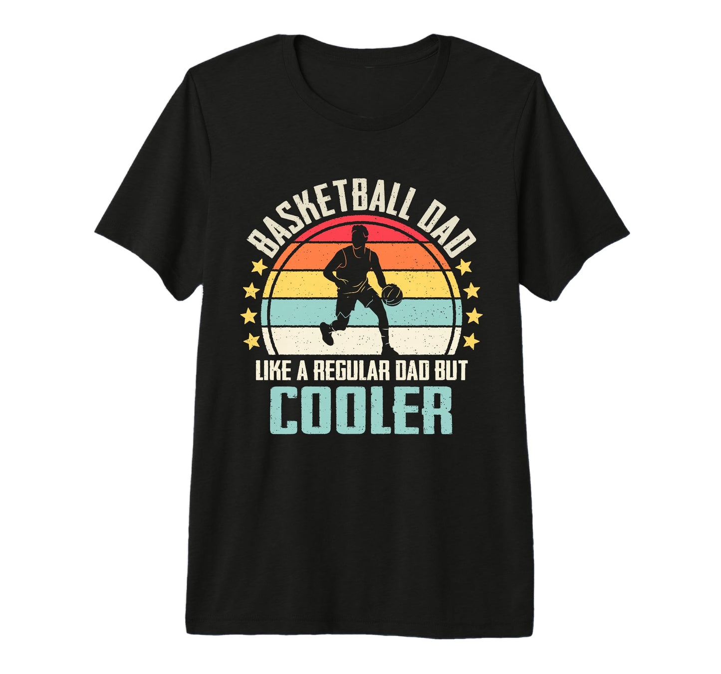 Mens Basketball Dad Like Regular Dad But T-Shirt - Graphic Print Men Women - T-Shirt, Sweatshirt, Hoodie