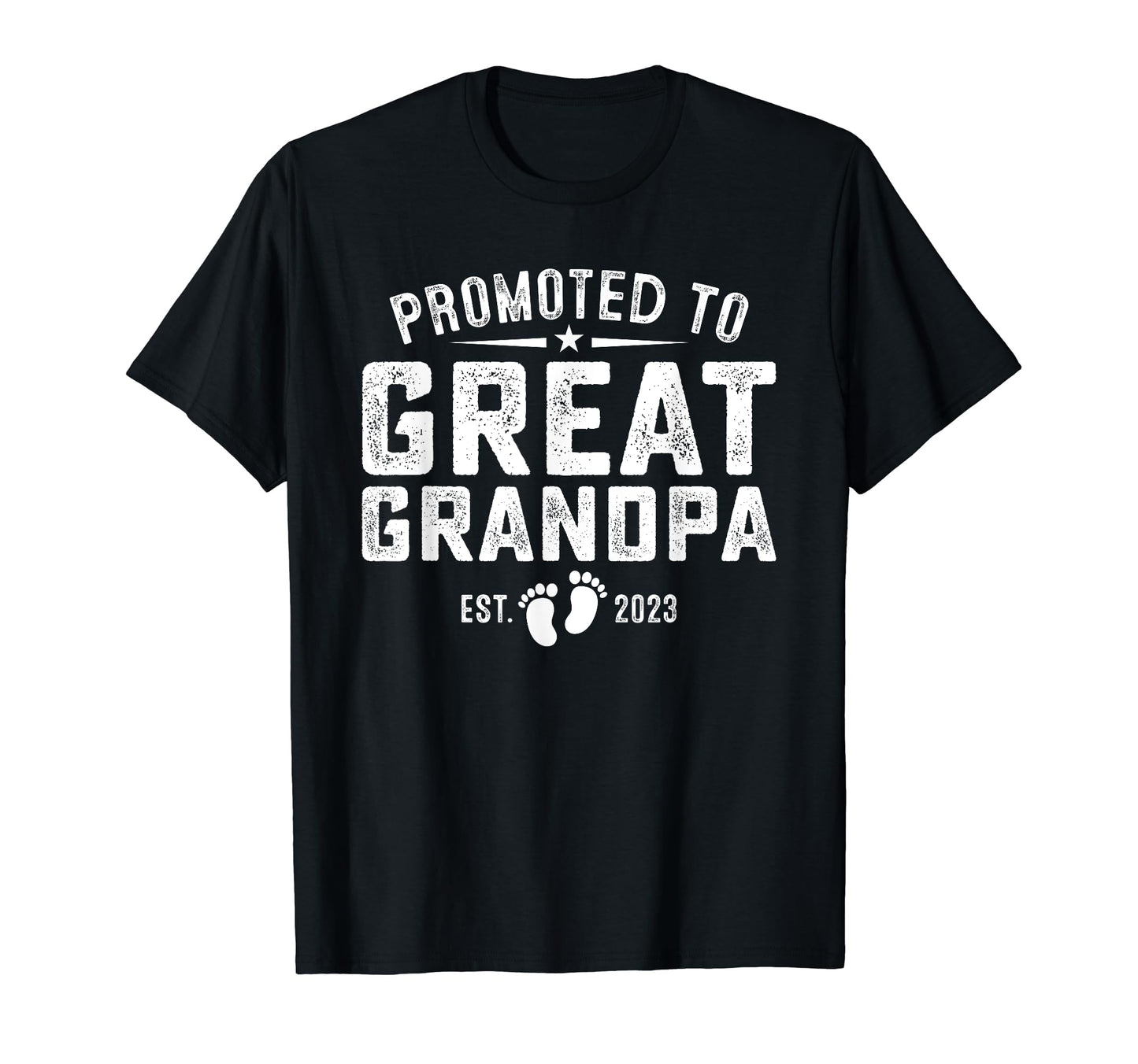 Mens Promoted To Great Grandpa 2023 Soon T-Shirt - Minimalist Print Unisex - T-Shirt, Sweatshirt, Hoodie