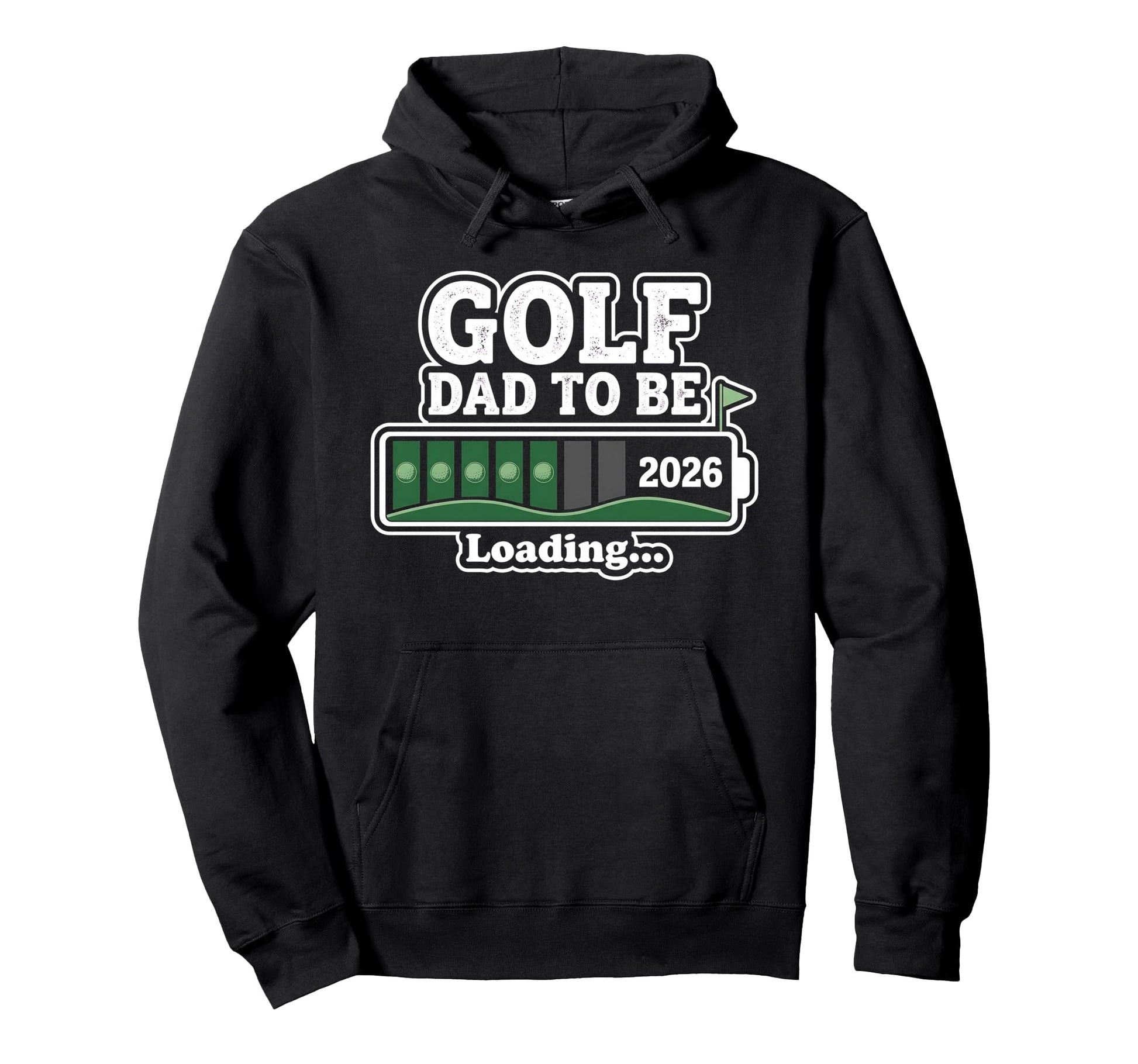 Golf Dad To Be Loading Golfing Golfer Dad Hoodie - Trendy Graphic Unisex - T-Shirt, Sweatshirt, Hoodie