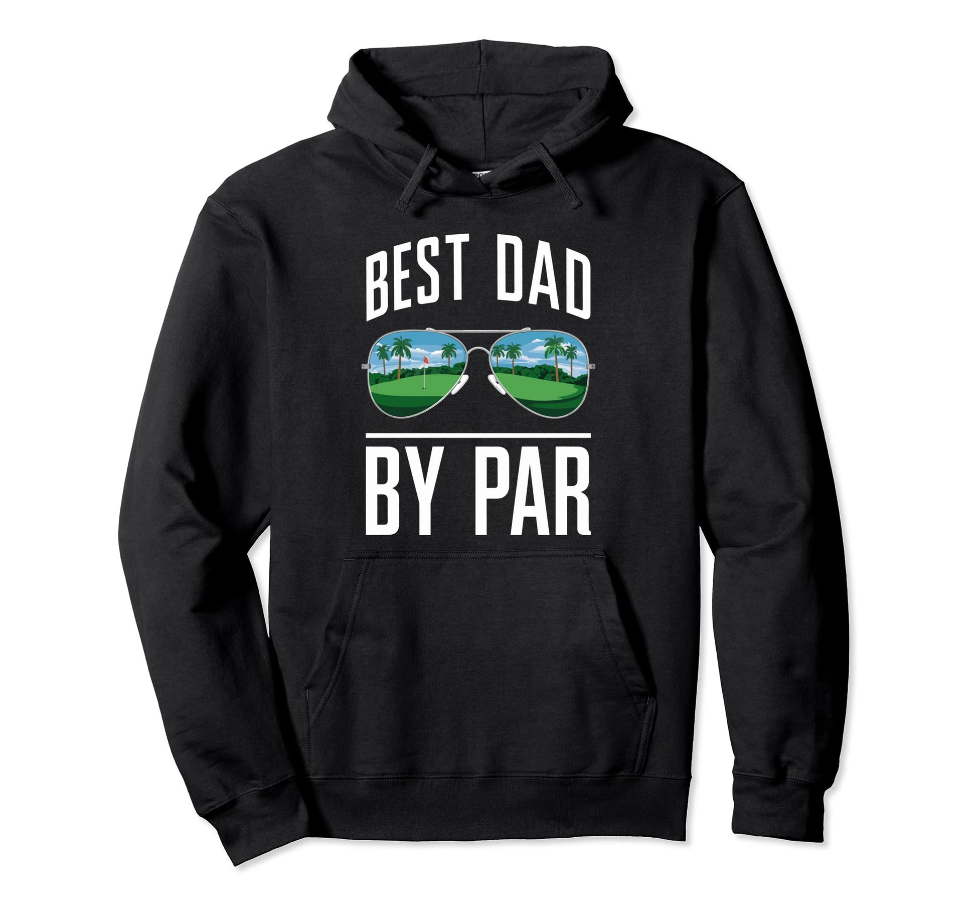 Best Dad Par Golf Lover Golfing Fathers Hoodie - Minimalist Print Unisex - T-Shirt, Sweatshirt, Hoodie